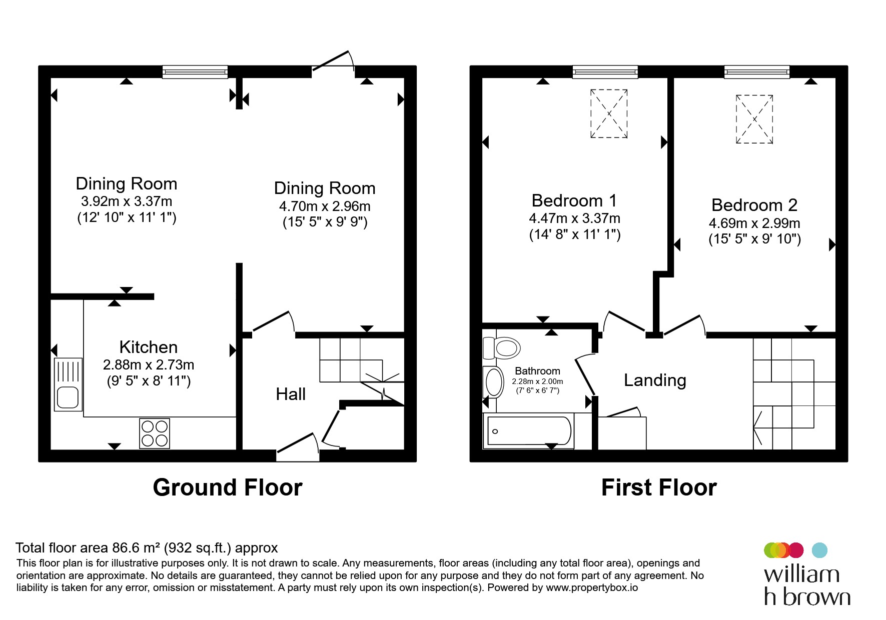 10, Porter Apartments, Haworth Close, Halifax floorplan