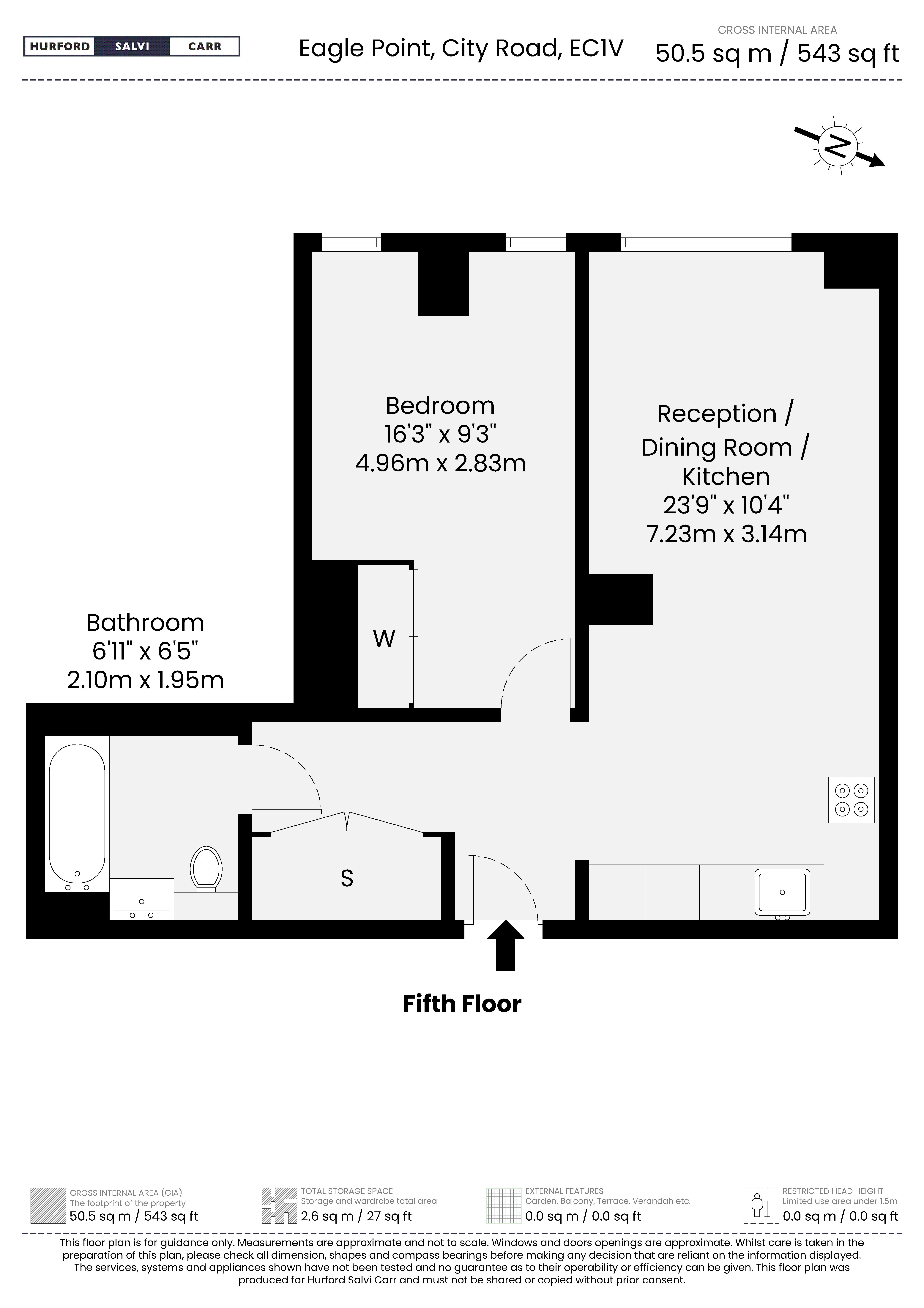 Eagle Point, London floorplan