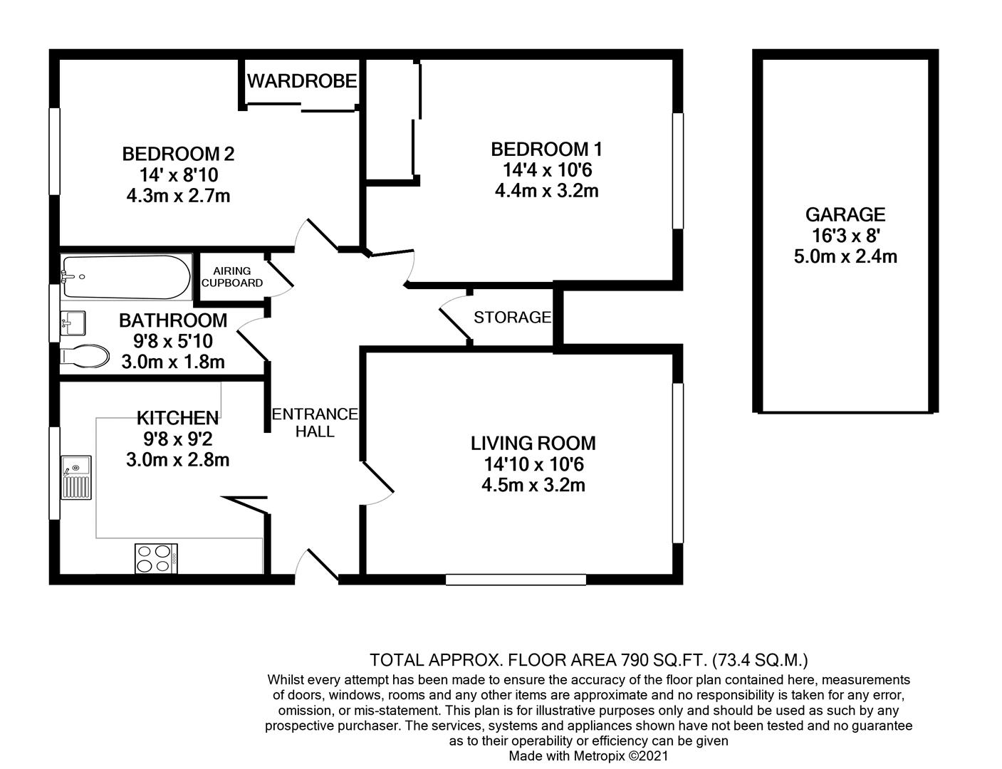 2b, Longmead Avenue, Eastleigh floorplan