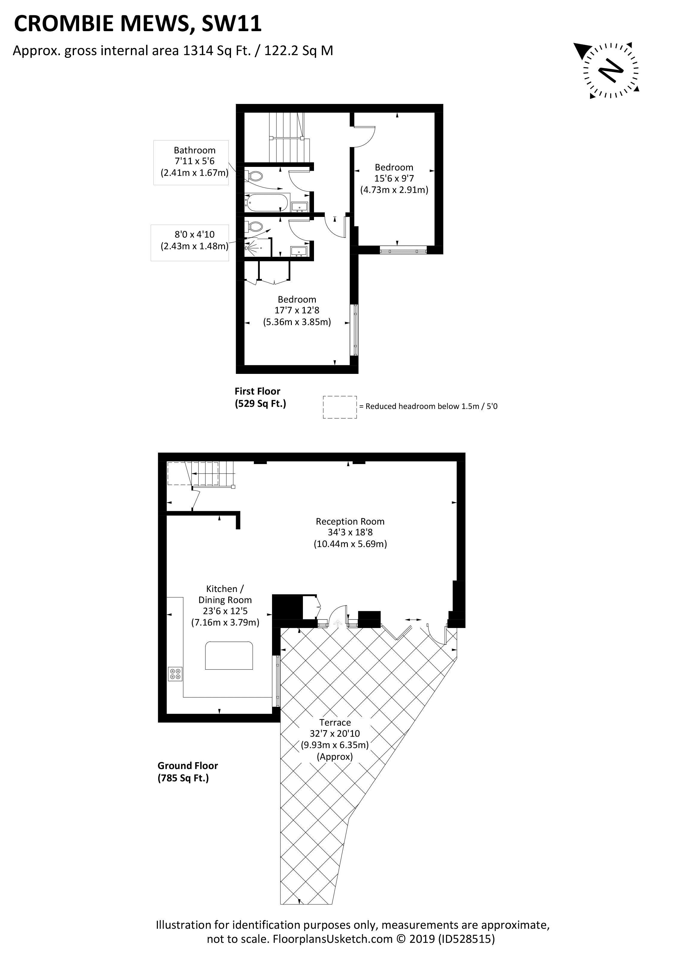 2 Bedrooms  to rent in Abercrombie Street, London SW11