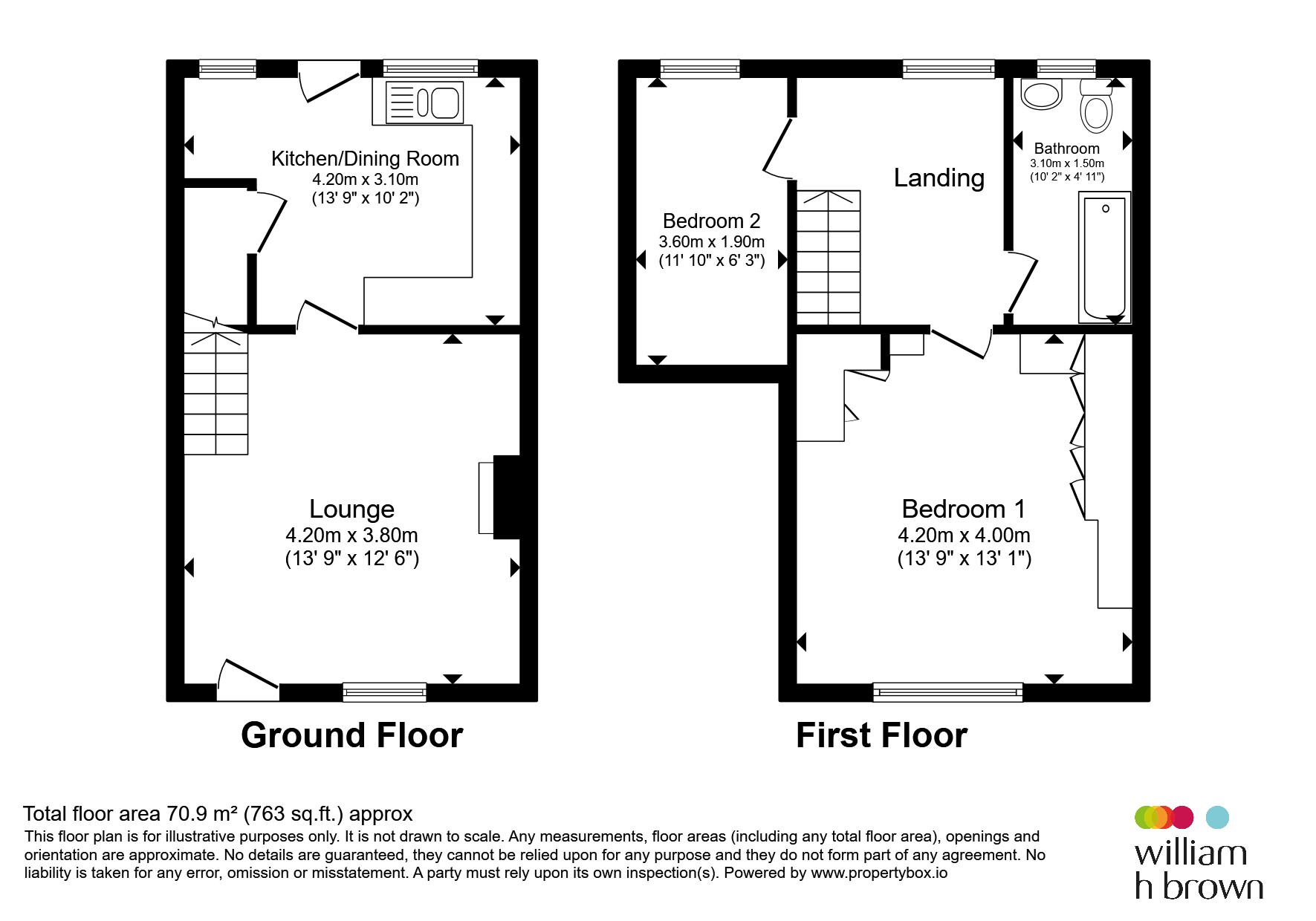 42, Brook Hill, Rotherham floorplan