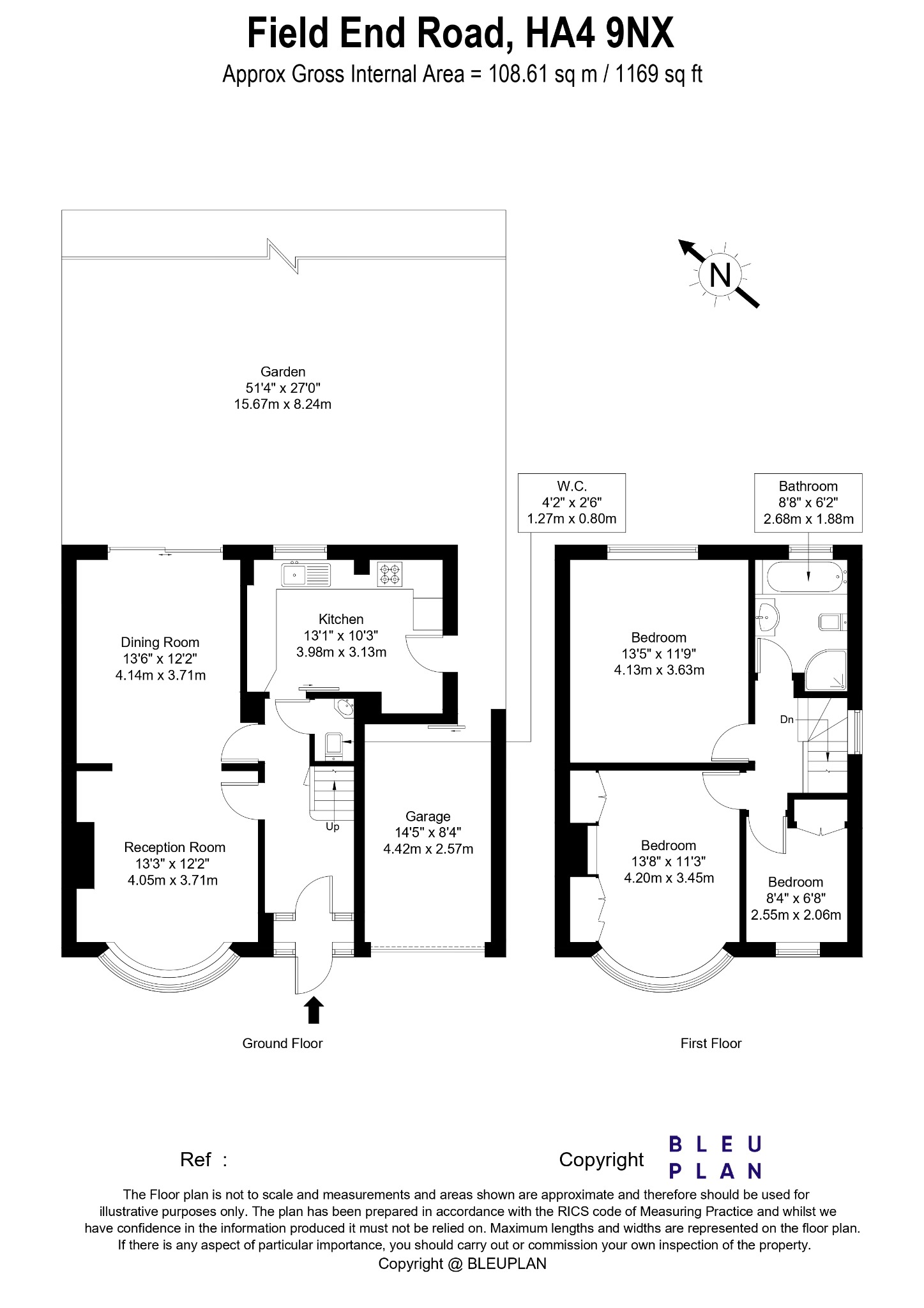 379, Field End Road, Ruislip floorplan