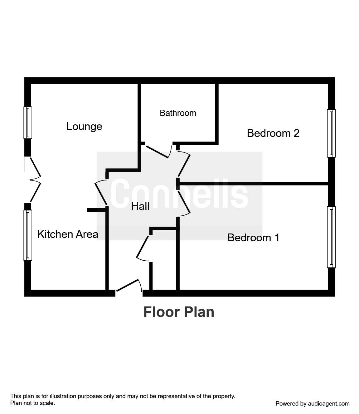 2 Bedrooms Flat for sale in Hill Passage, Cradley Heath B64