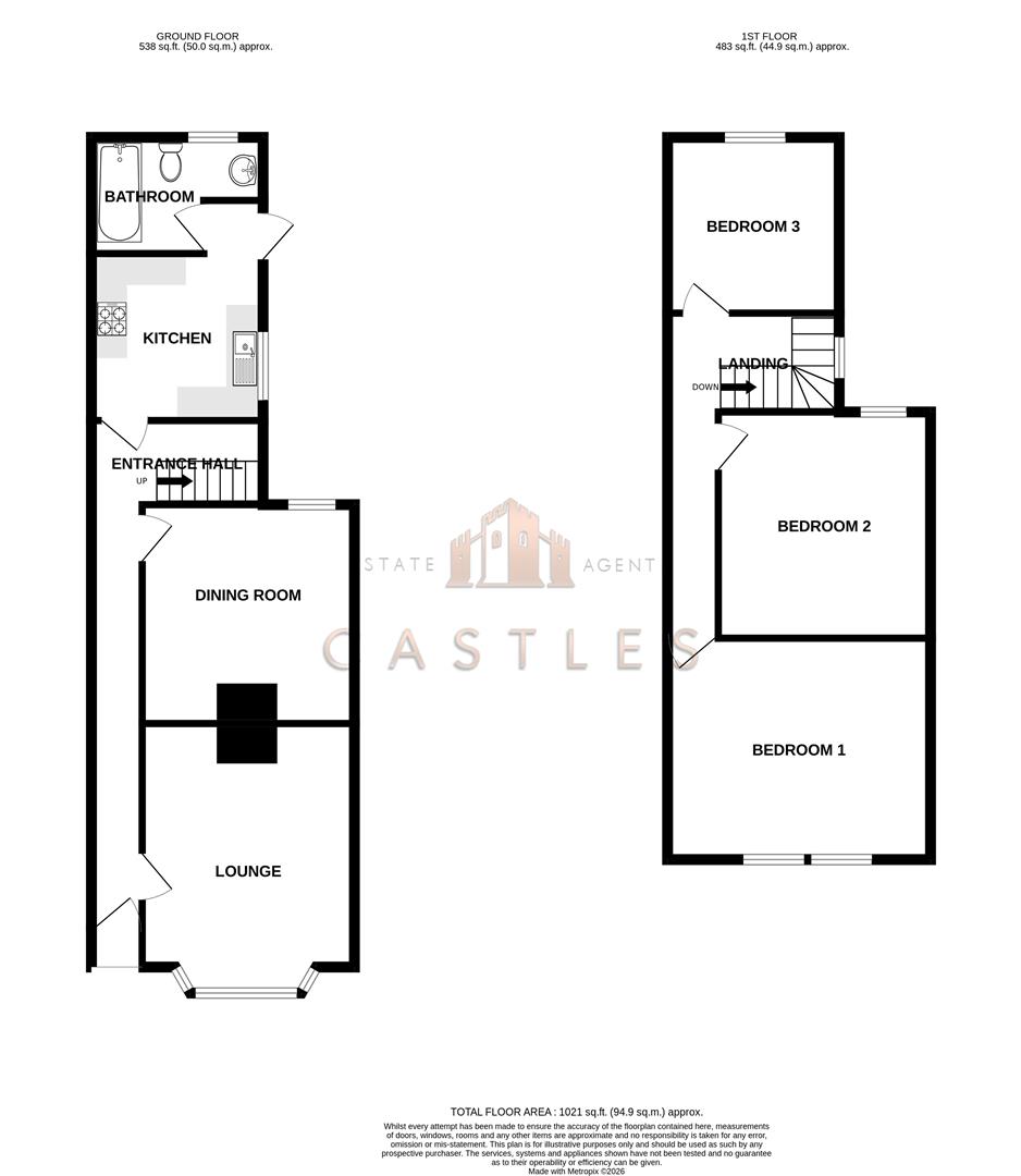 14, Pitcroft Road, Portsmouth floorplan