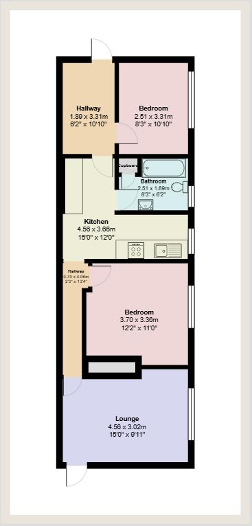 Richmond Road, Cardiff floorplan
