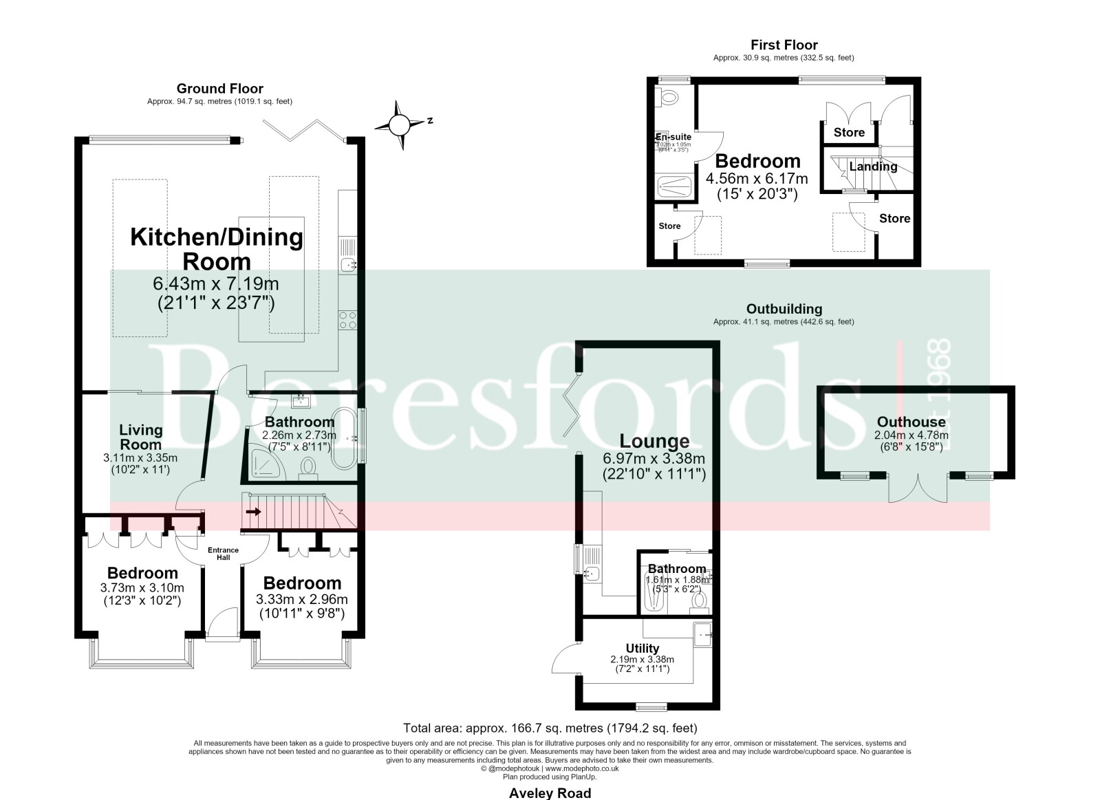 7, Aveley Road, Essex floorplan
