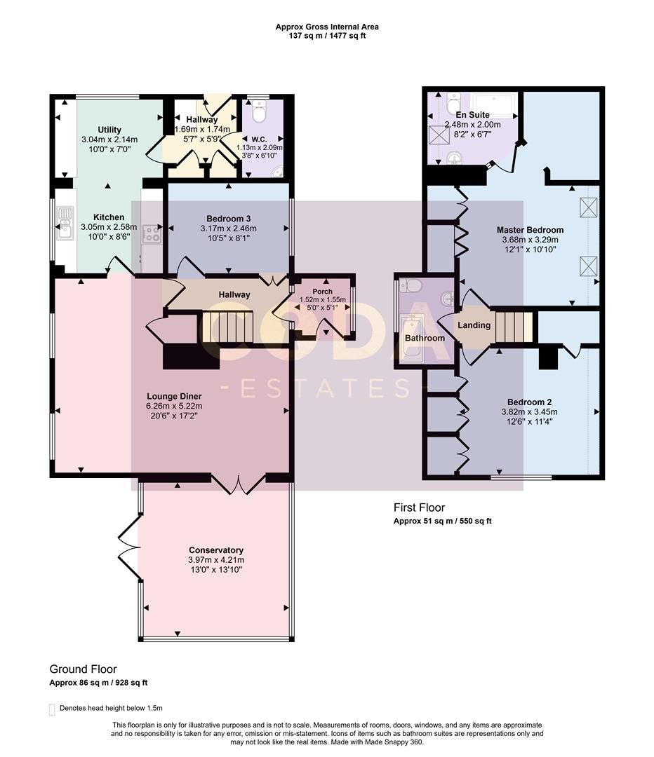 1, Buchanan Drive, Lenzie Kirkintilloch Glasgow floorplan