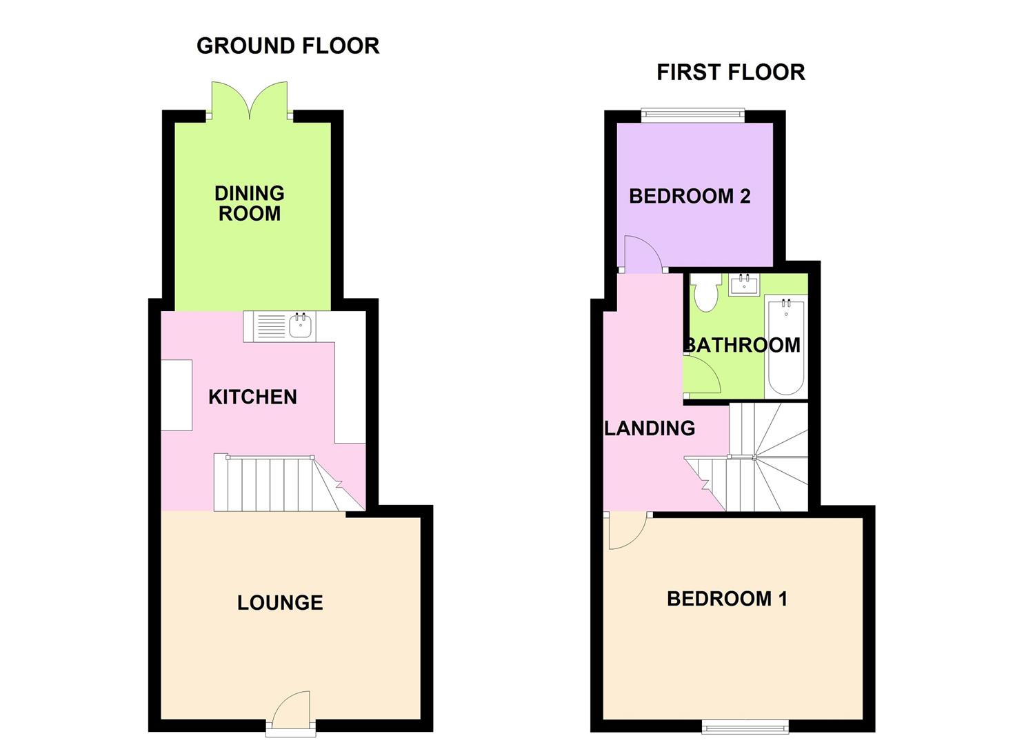 Trallwn Road, Llansamlet, Swansea SA7, 2 bedroom terraced house for