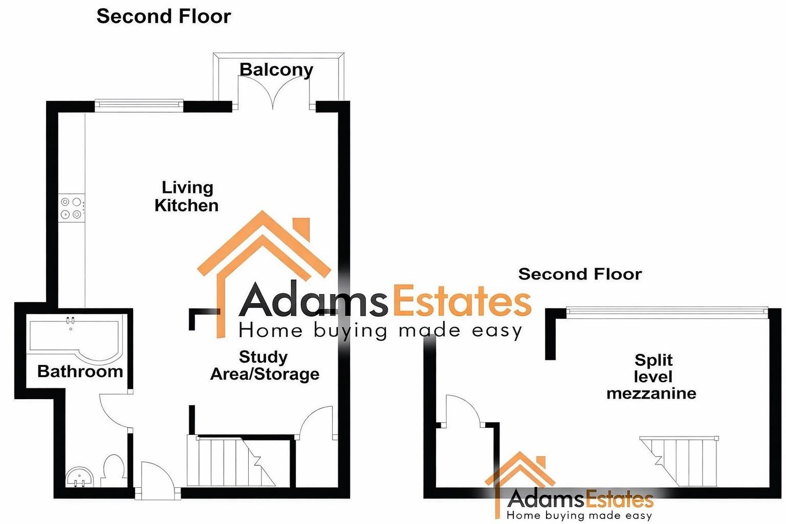 47, Ledgard Wharf, Mirfield floorplan