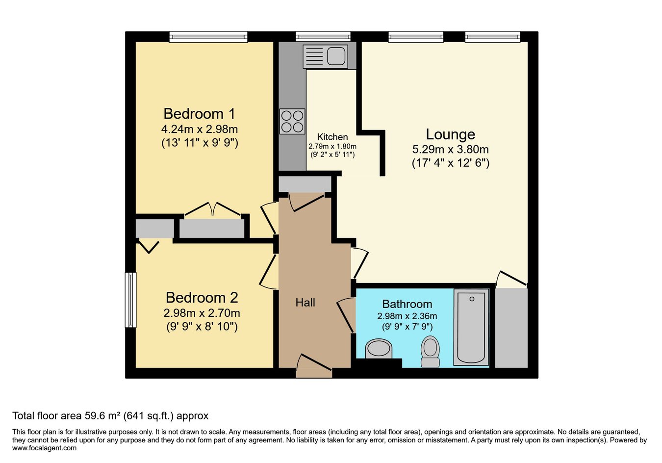 Finch Court, Lansdown Road, Sidcup floorplan