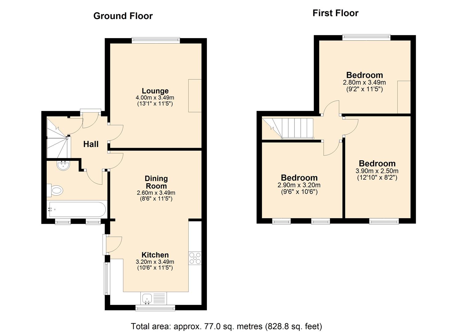 9, Forstal Road, Aylesford floorplan