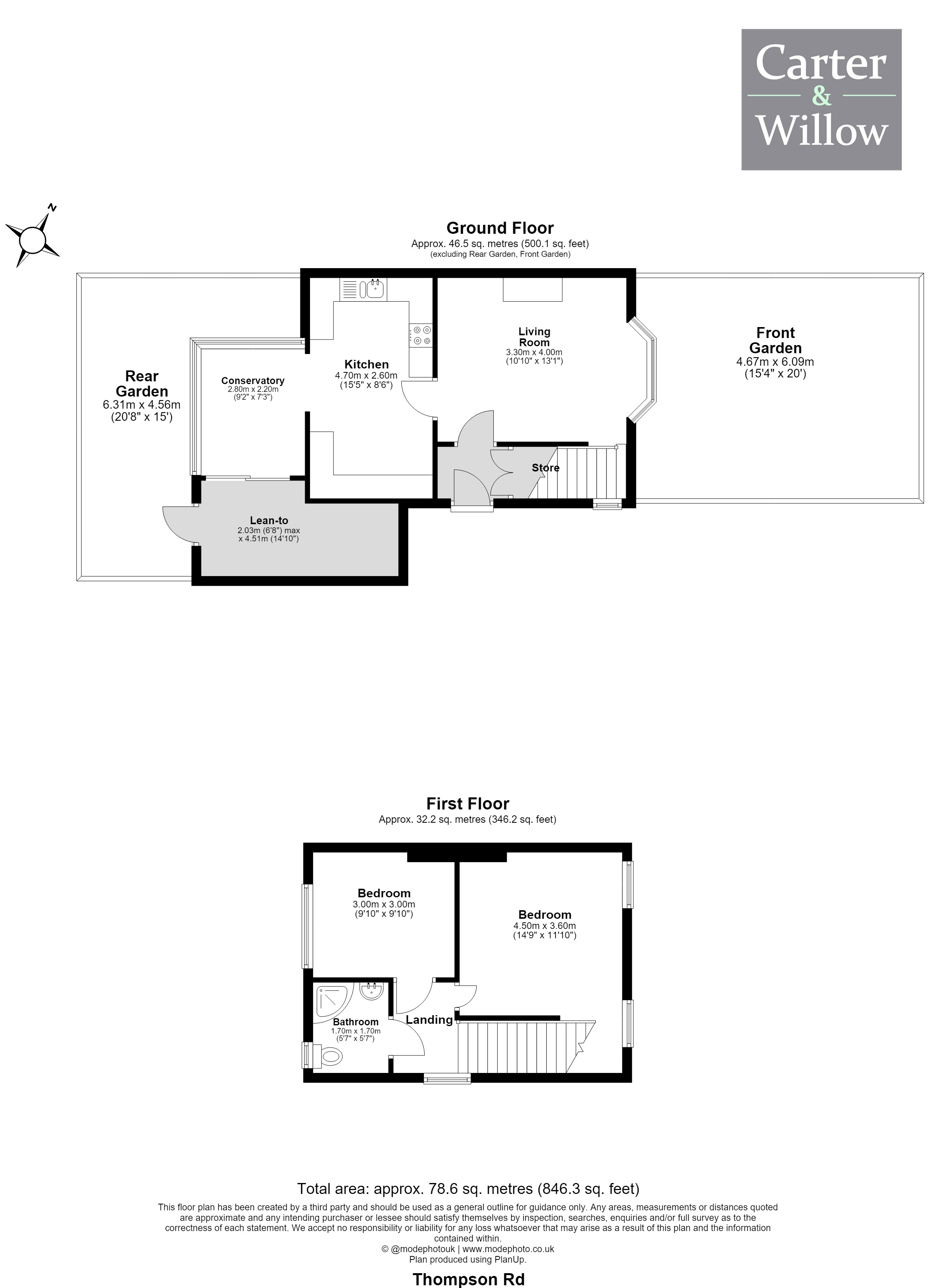 24, Thompson Road, Dagenham floorplan