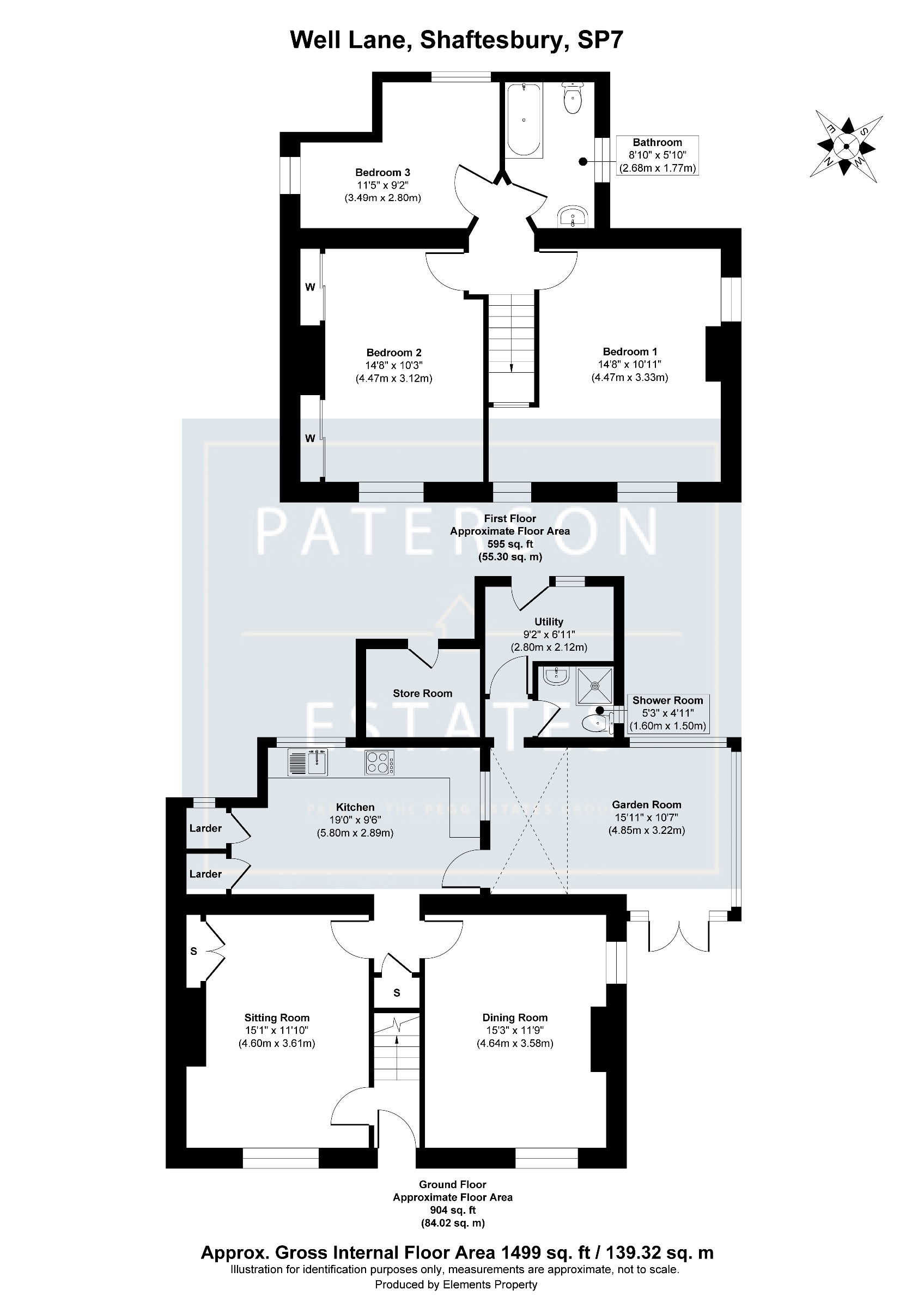 7 Well Lane, Shaftesbury floorplan