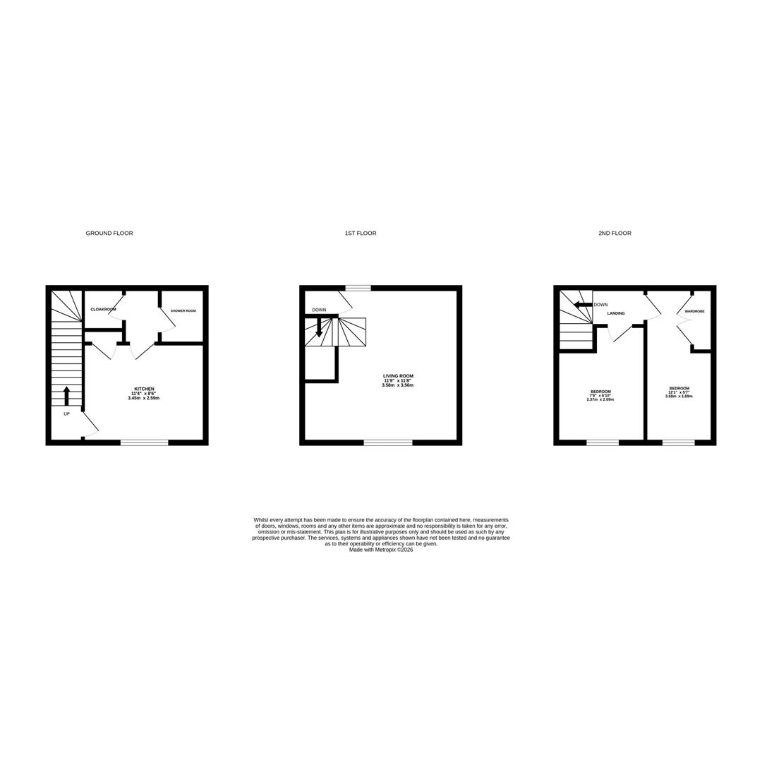 12, West Street, Hastings floorplan