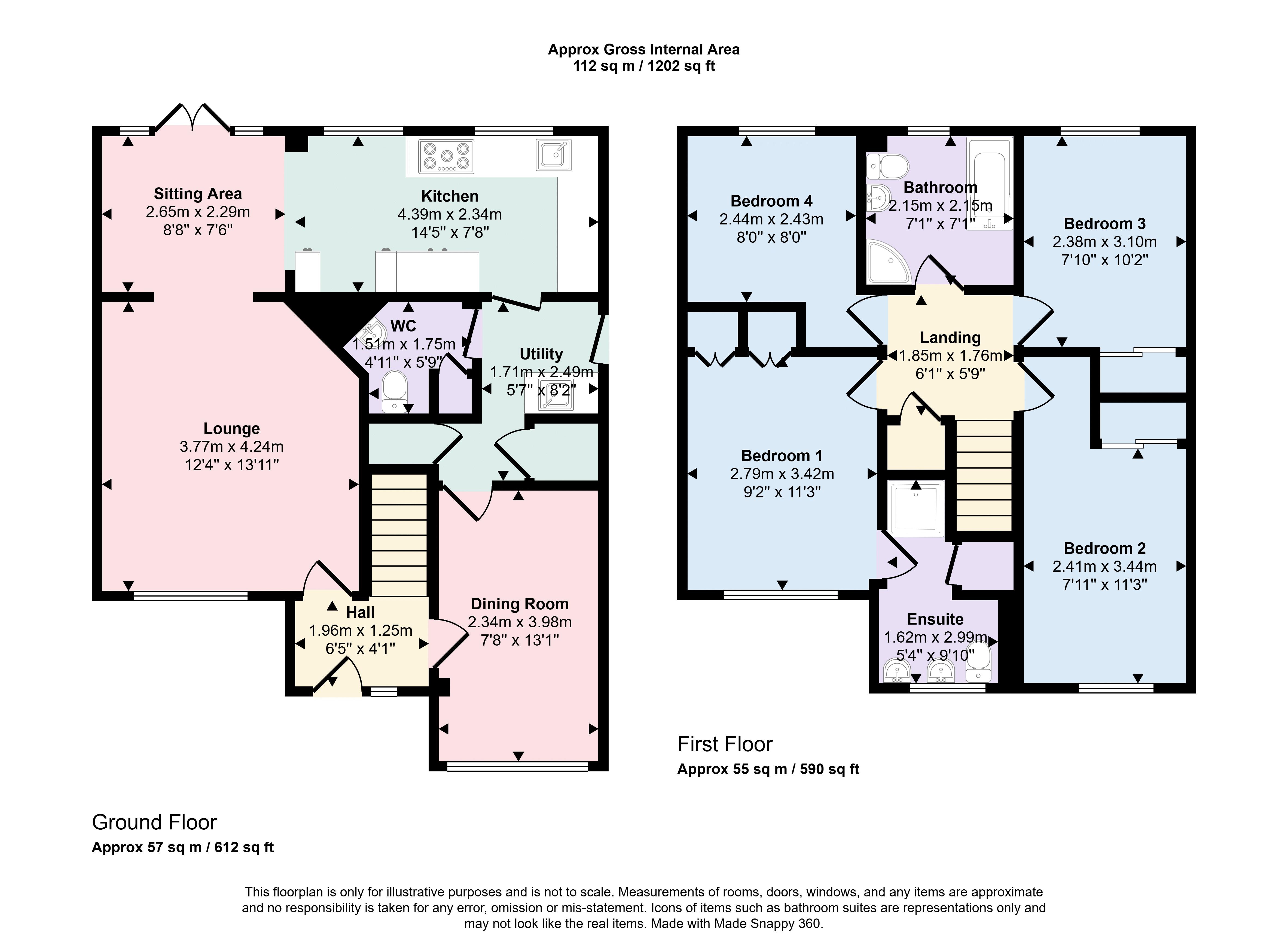 21, Mary Fisher Crescent, Dumbarton floorplan