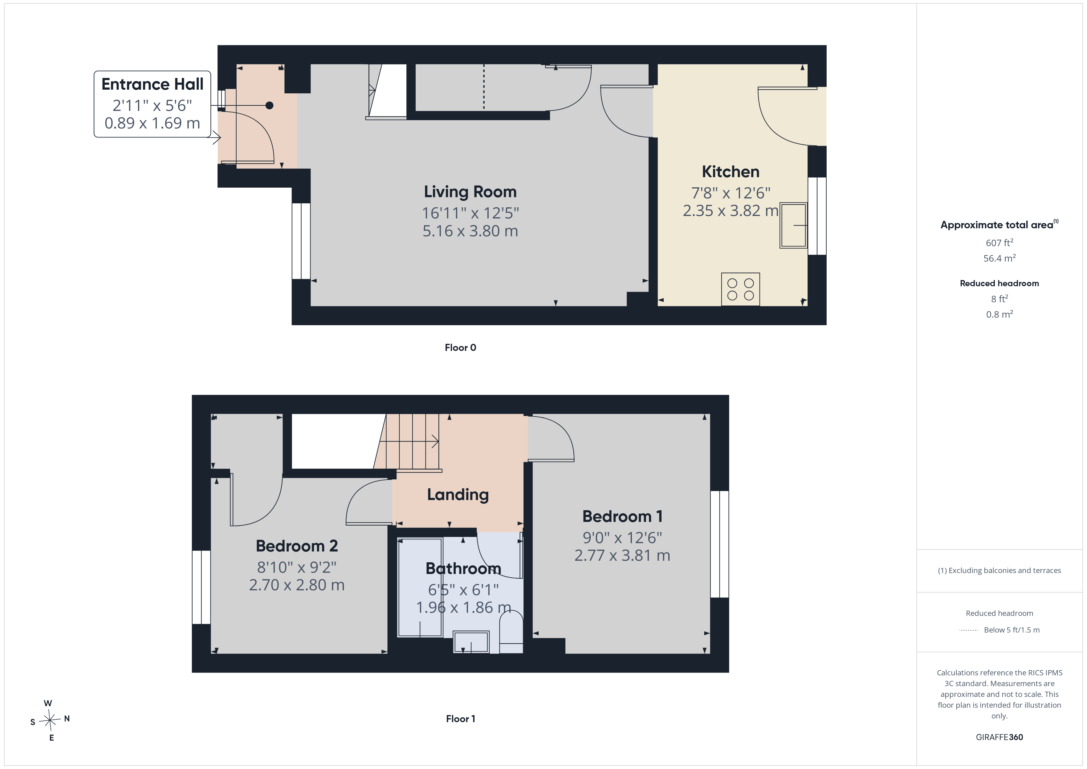 17, Berkeley Close, Bude floorplan