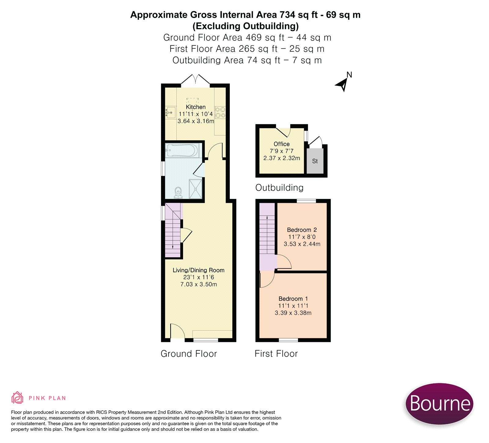 128, Westfield Road, Woking floorplan