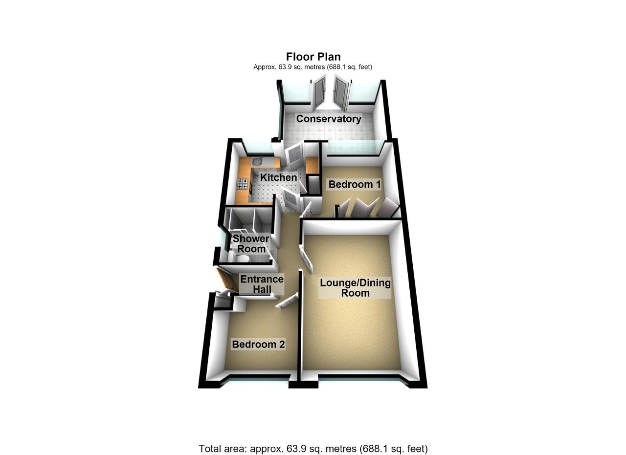 28, Winchester Close, Hull floorplan