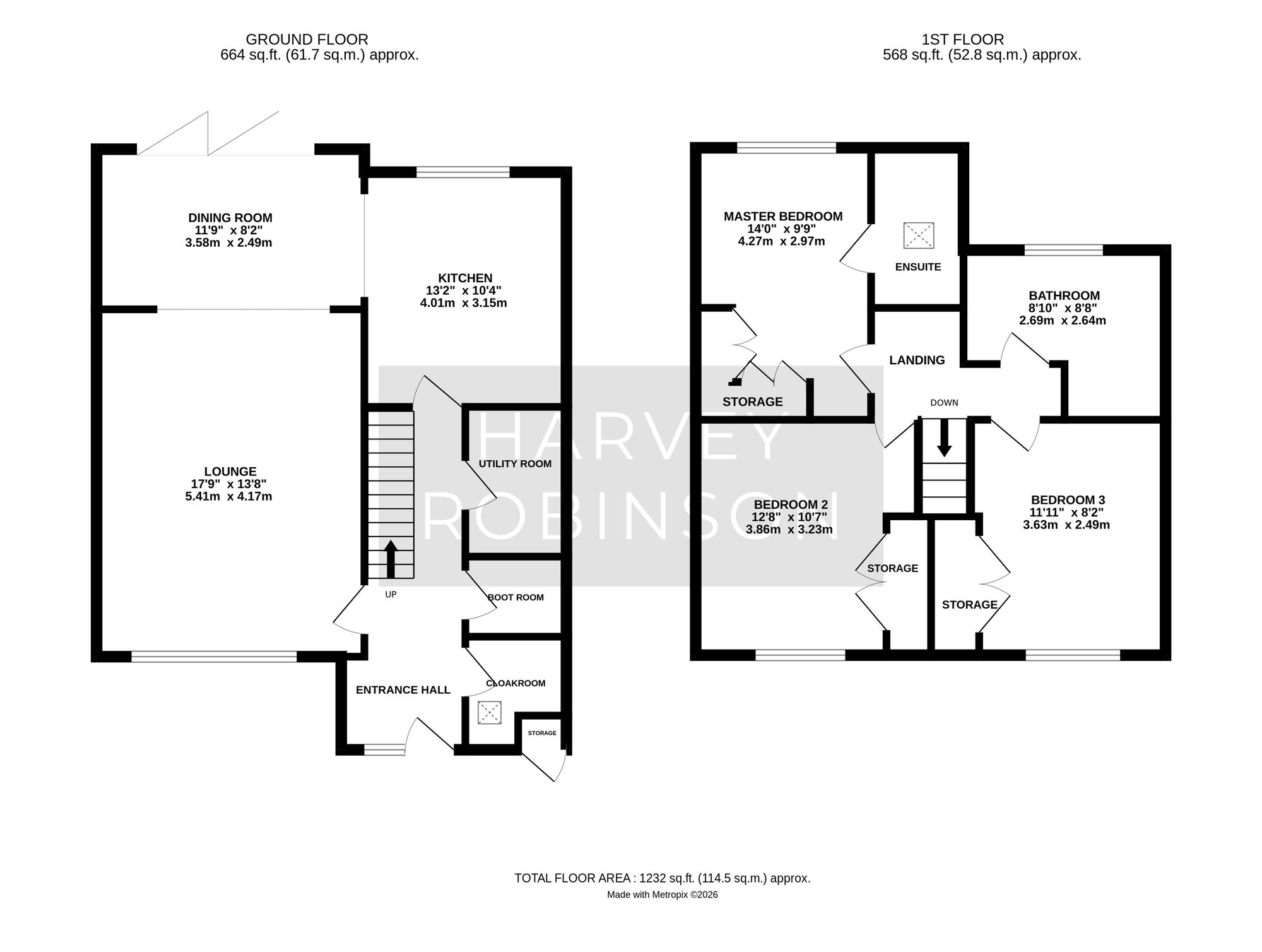 39 Churchill Avenue, Huntingdon floorplan