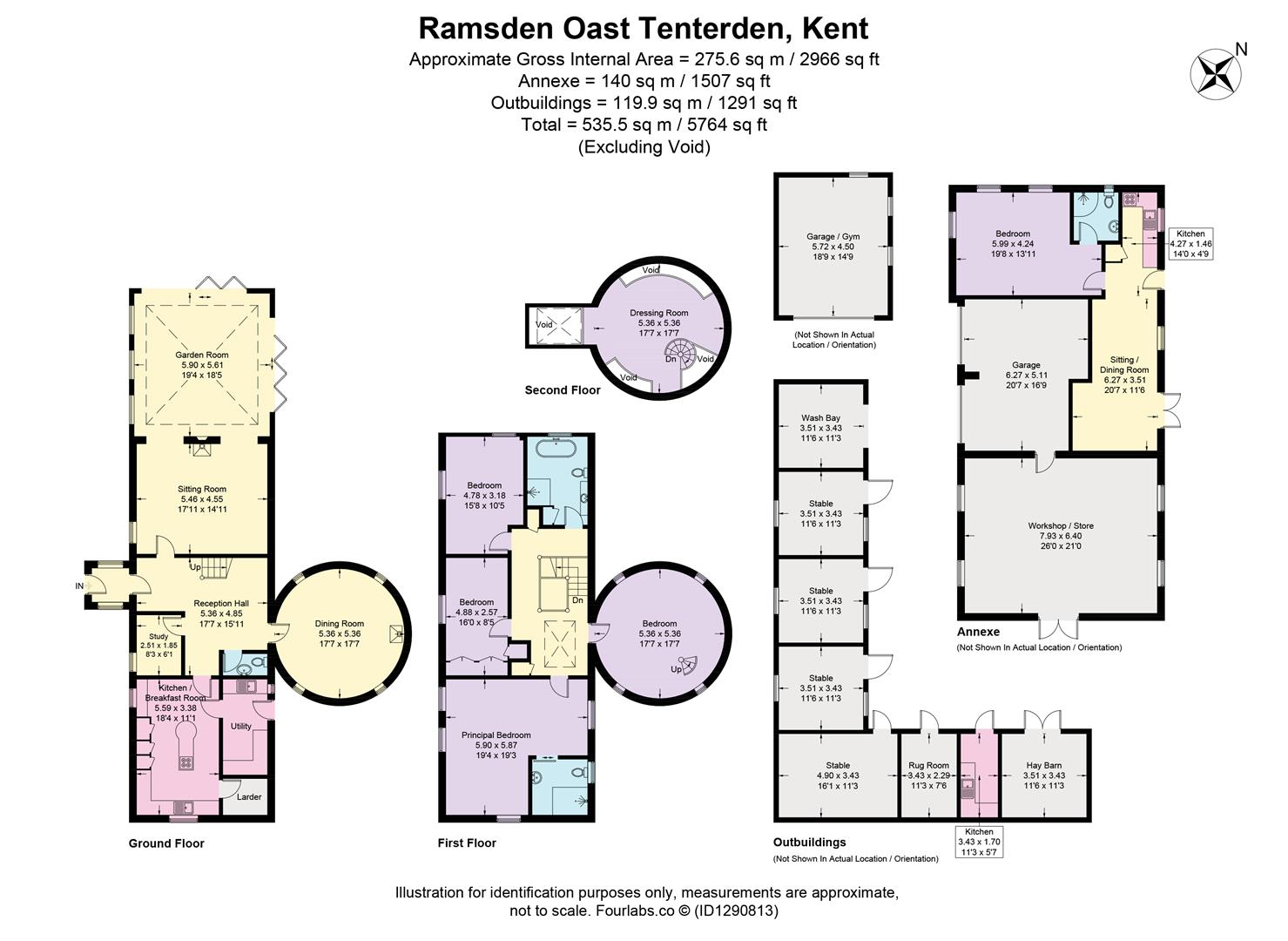 Ramsden Oast, Reading Street, Tenterden floorplan
