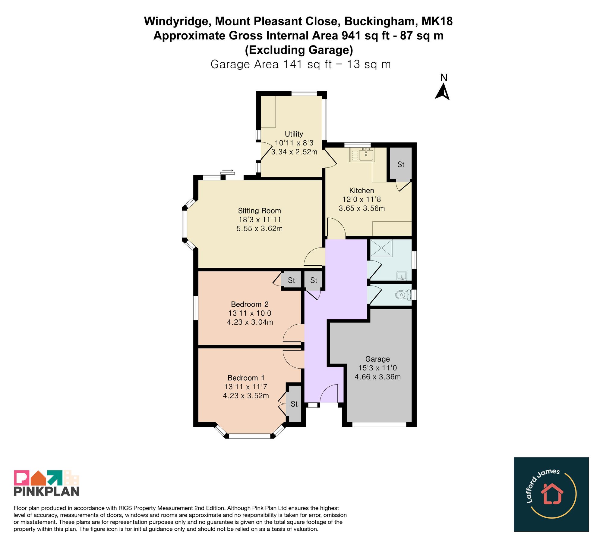 Mount Pleasant Close, Buckingham floorplan