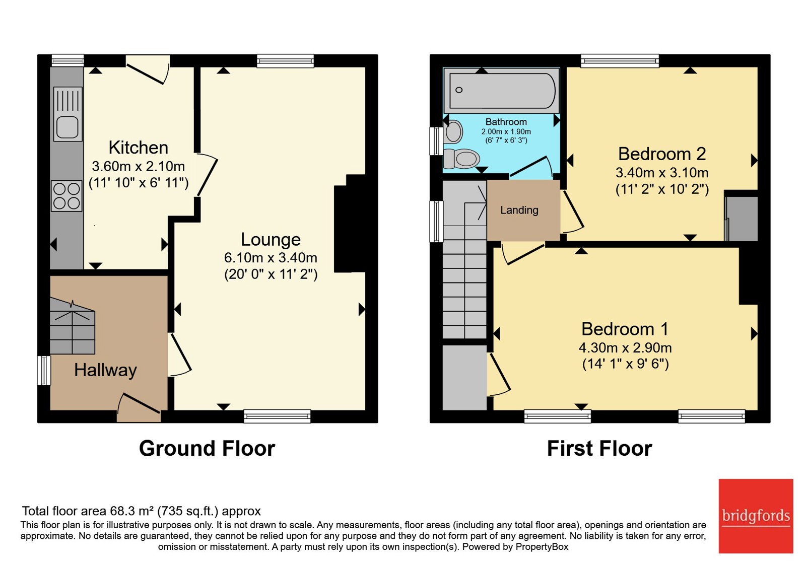 54, East Clere, Durham floorplan