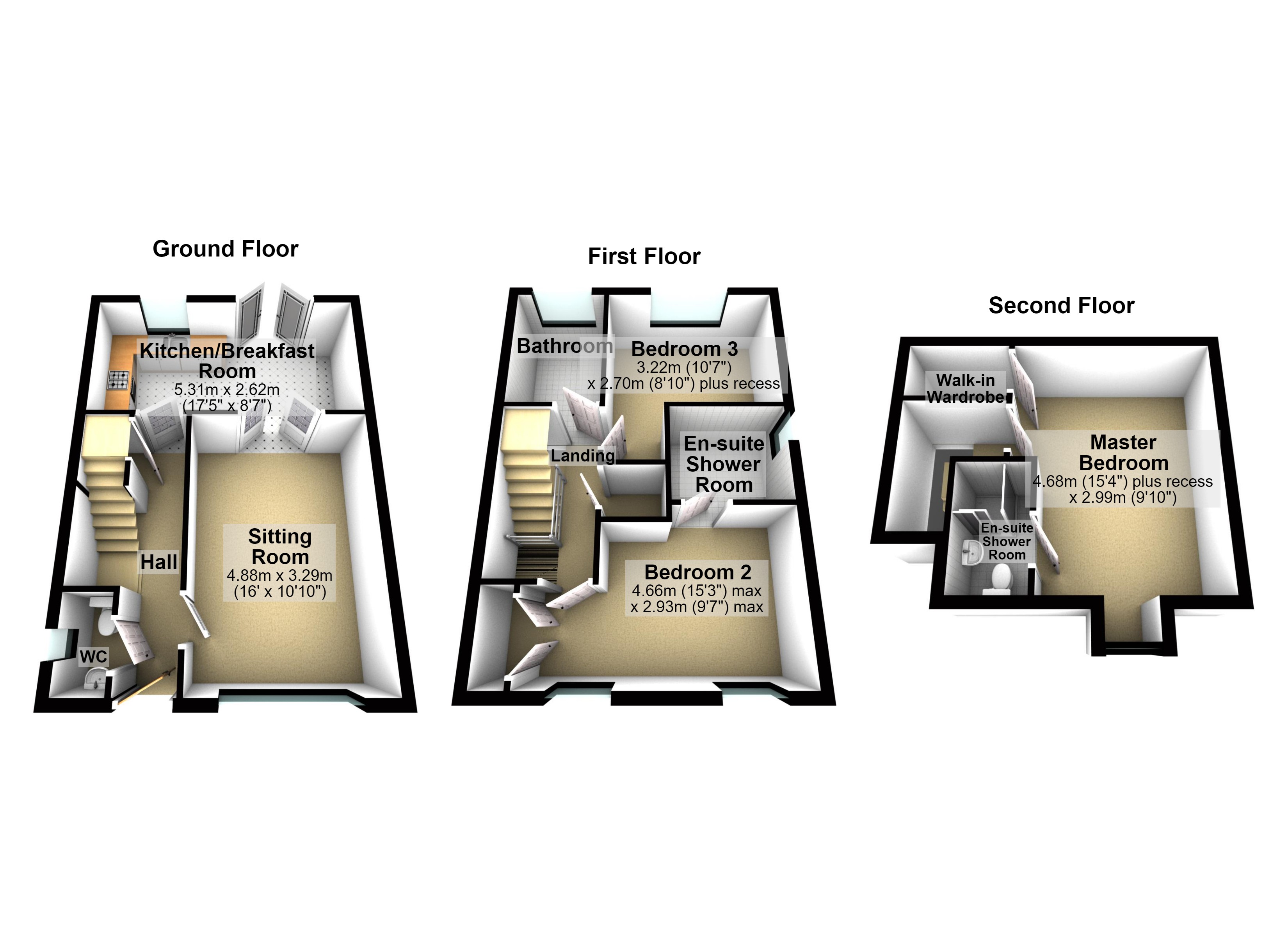 3, Hall Lane, Suffolk floorplan