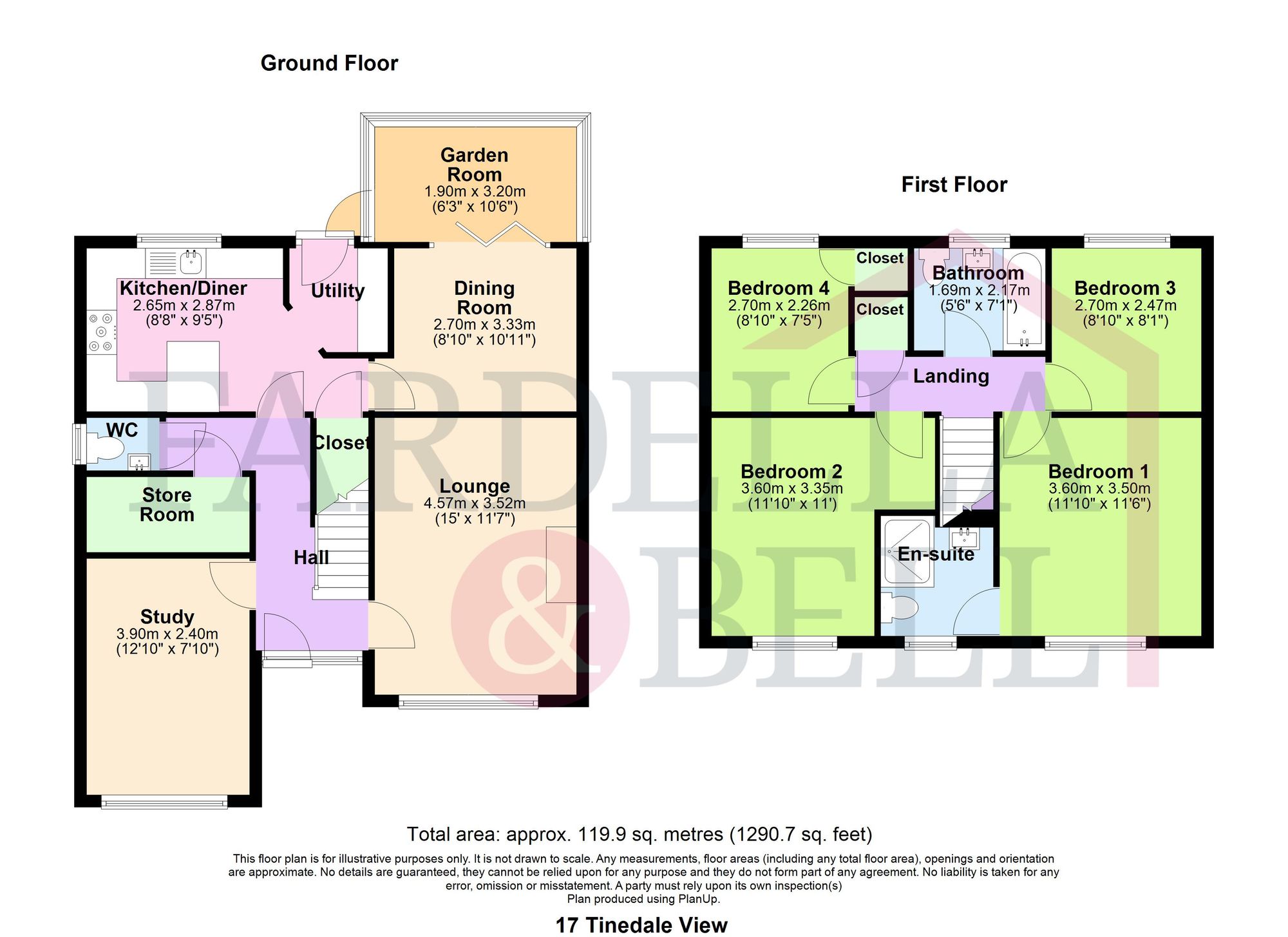 17 Tinedale View, Burnley floorplan