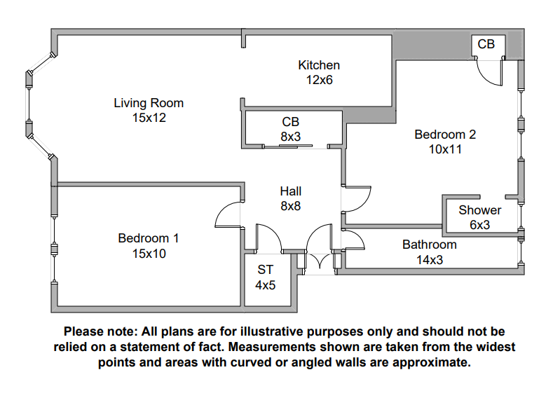 Copland Road, Glasgow floorplan