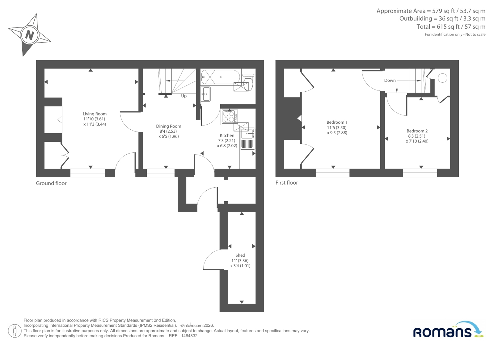 375, Gosbrook Road, Reading floorplan