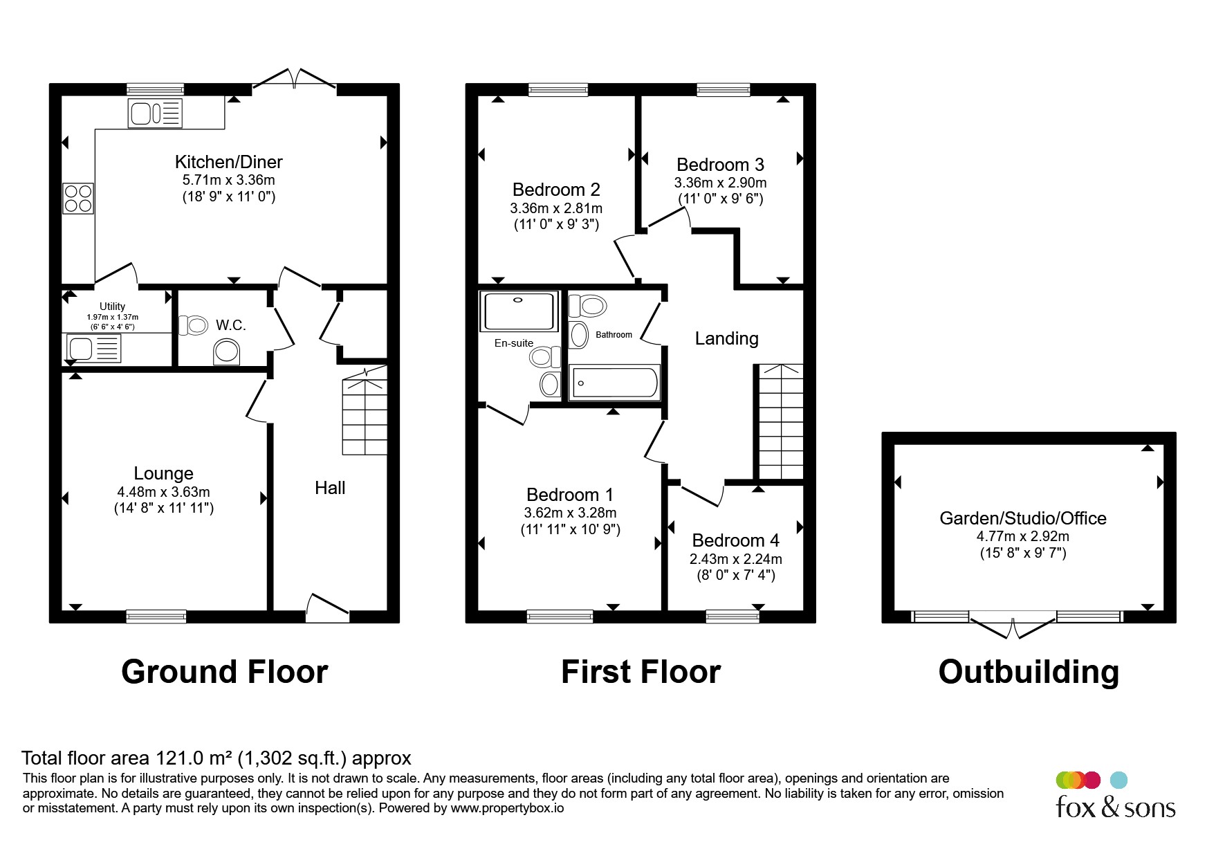 123, Dragon Rise, Taunton floorplan