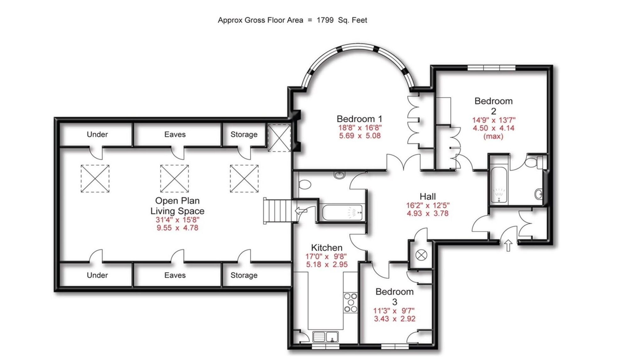 Flat 4, Altenbrook, Altrincham floorplan