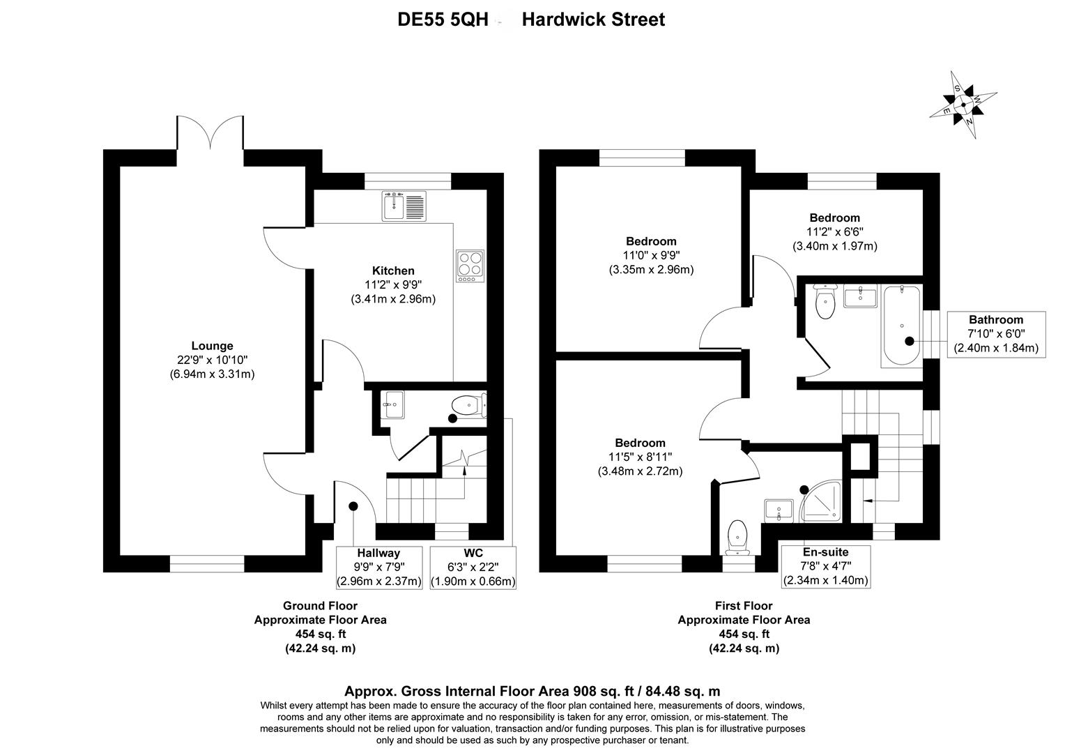 3, Hardwick Street, Alfreton floorplan