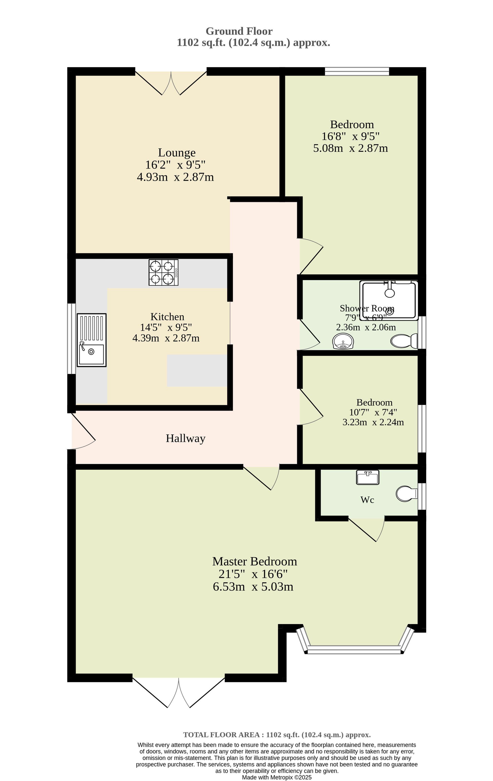 Fieldview Colletts Bridge Lane, Wisbech floorplan