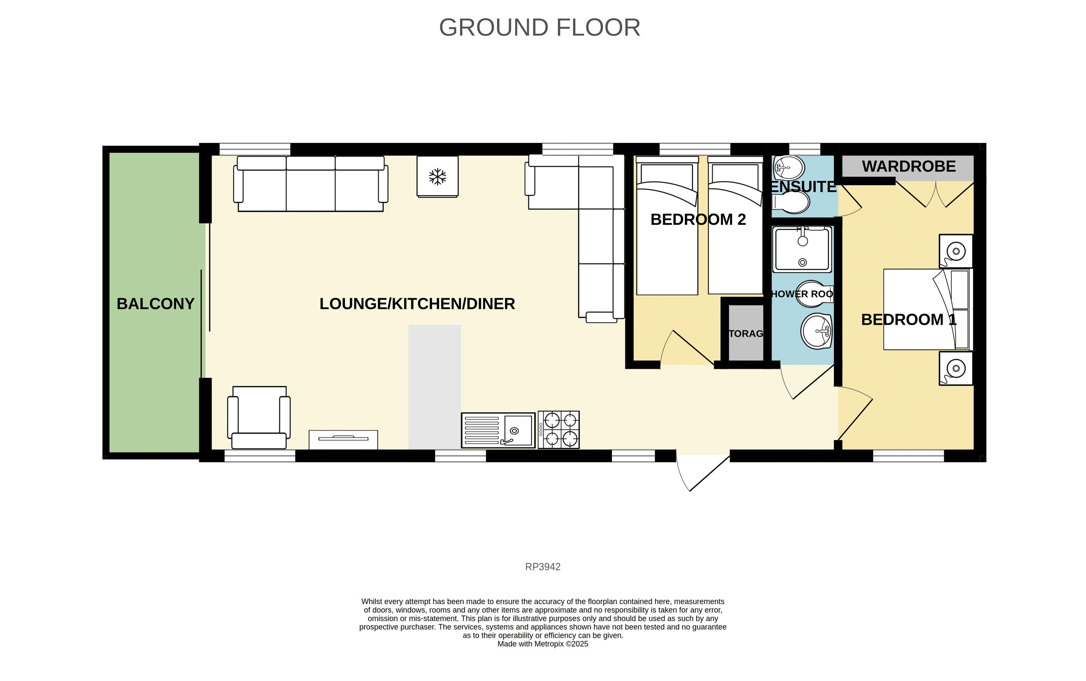 Moselle, Seren Y Dyffryn, Old Highway, Upper Colwyn Bay floorplan