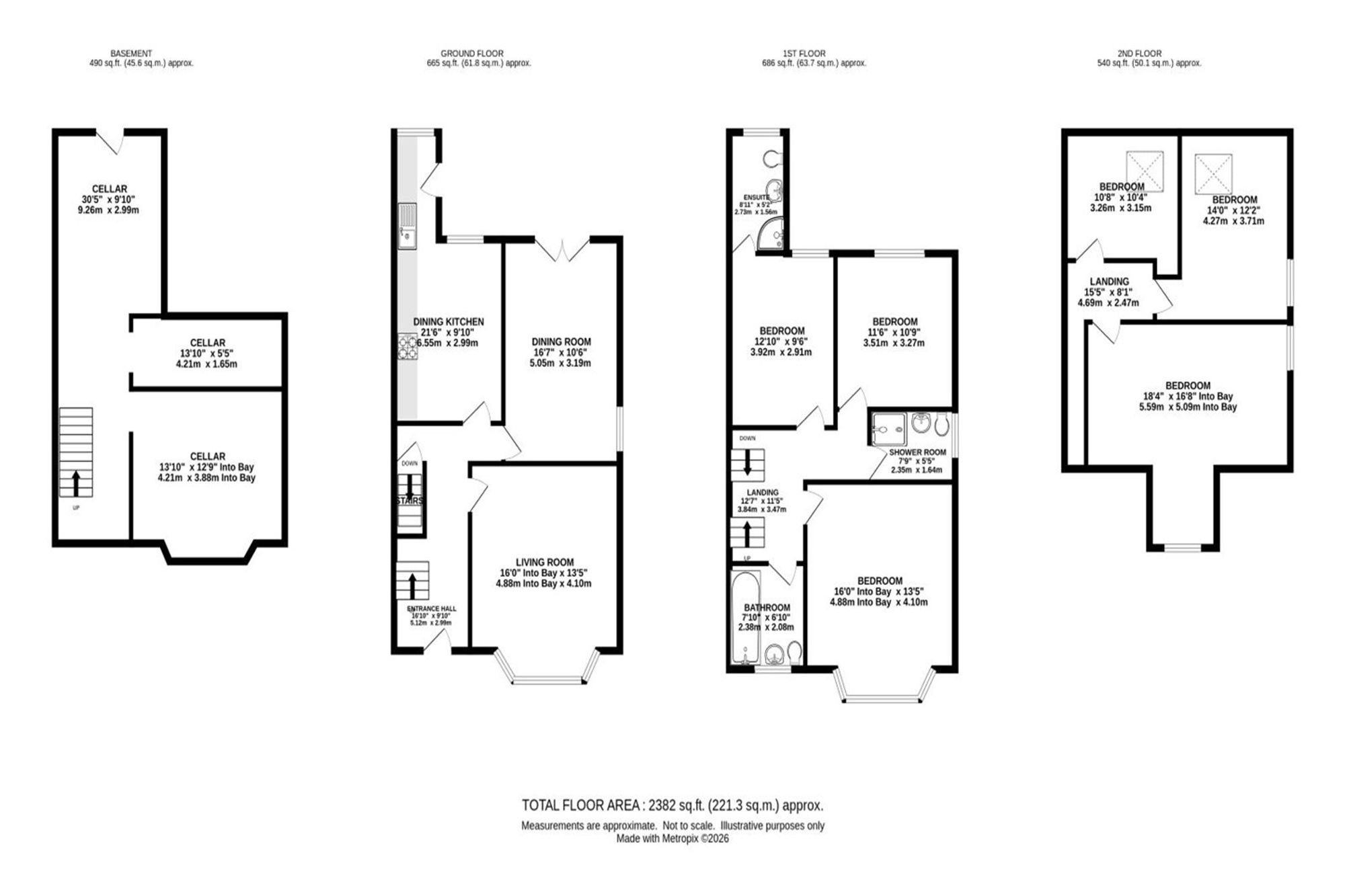 30 Everett Road, Manchester floorplan