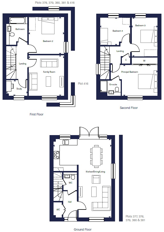 Plot 381,, Marleigh Park, Newmarket Road floorplan