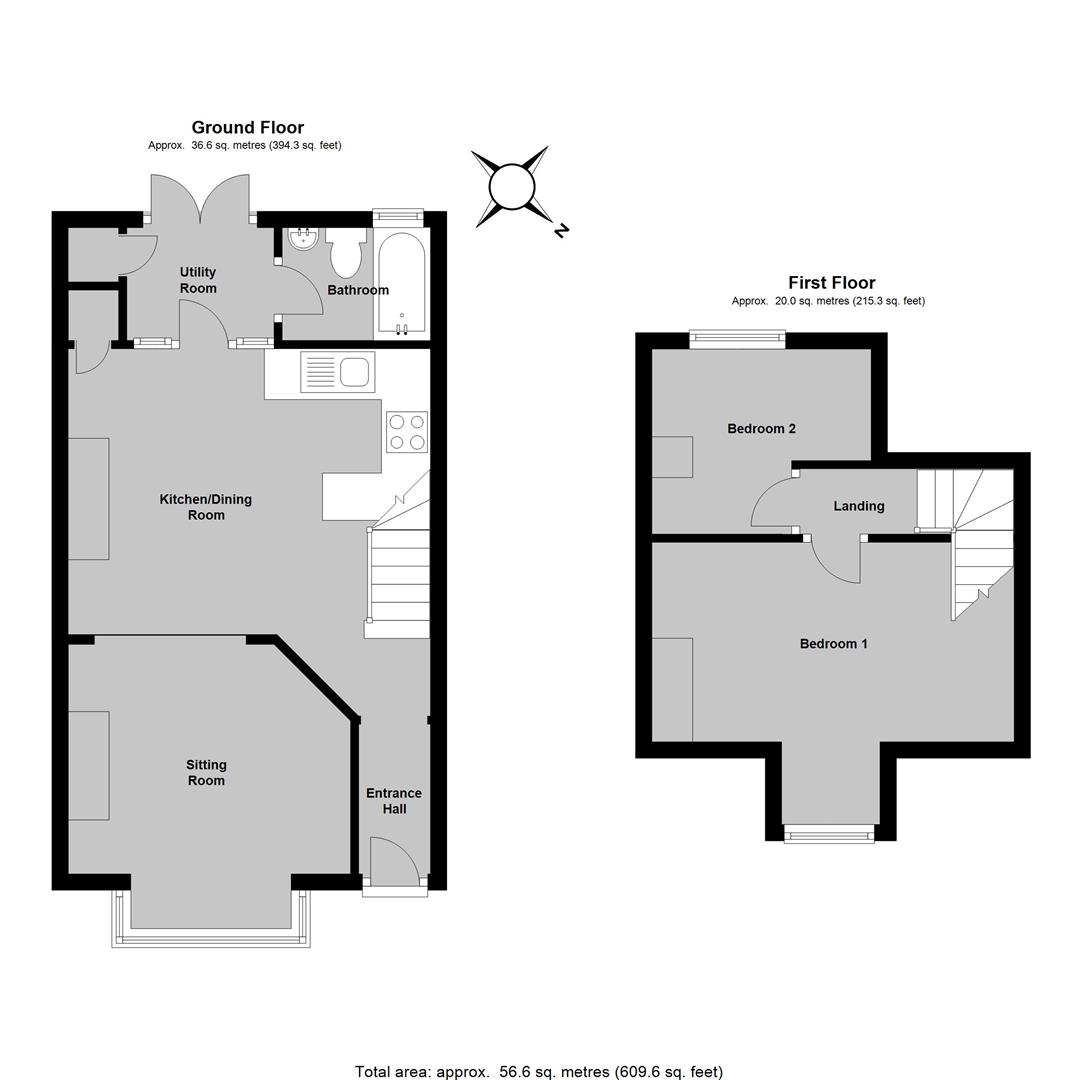 2 Bedrooms Terraced house to rent in Victoria Street, Whitstable, Kent CT5