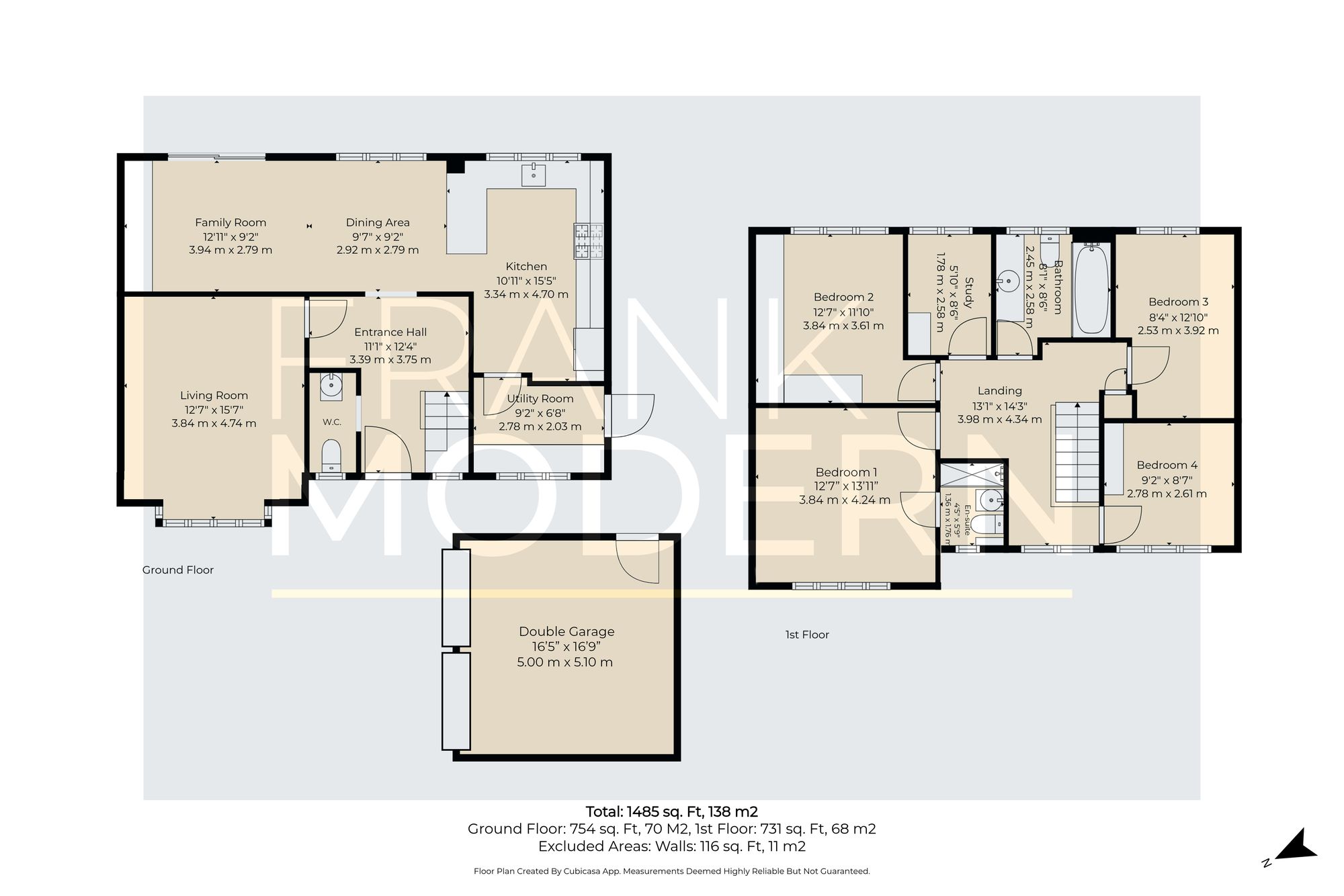 4 College Park, Peterborough floorplan