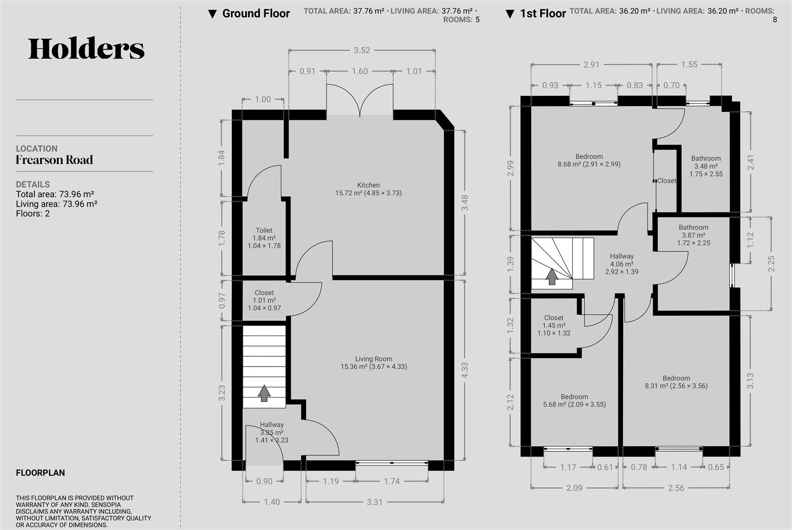 50, Frearson Road, Coalville floorplan