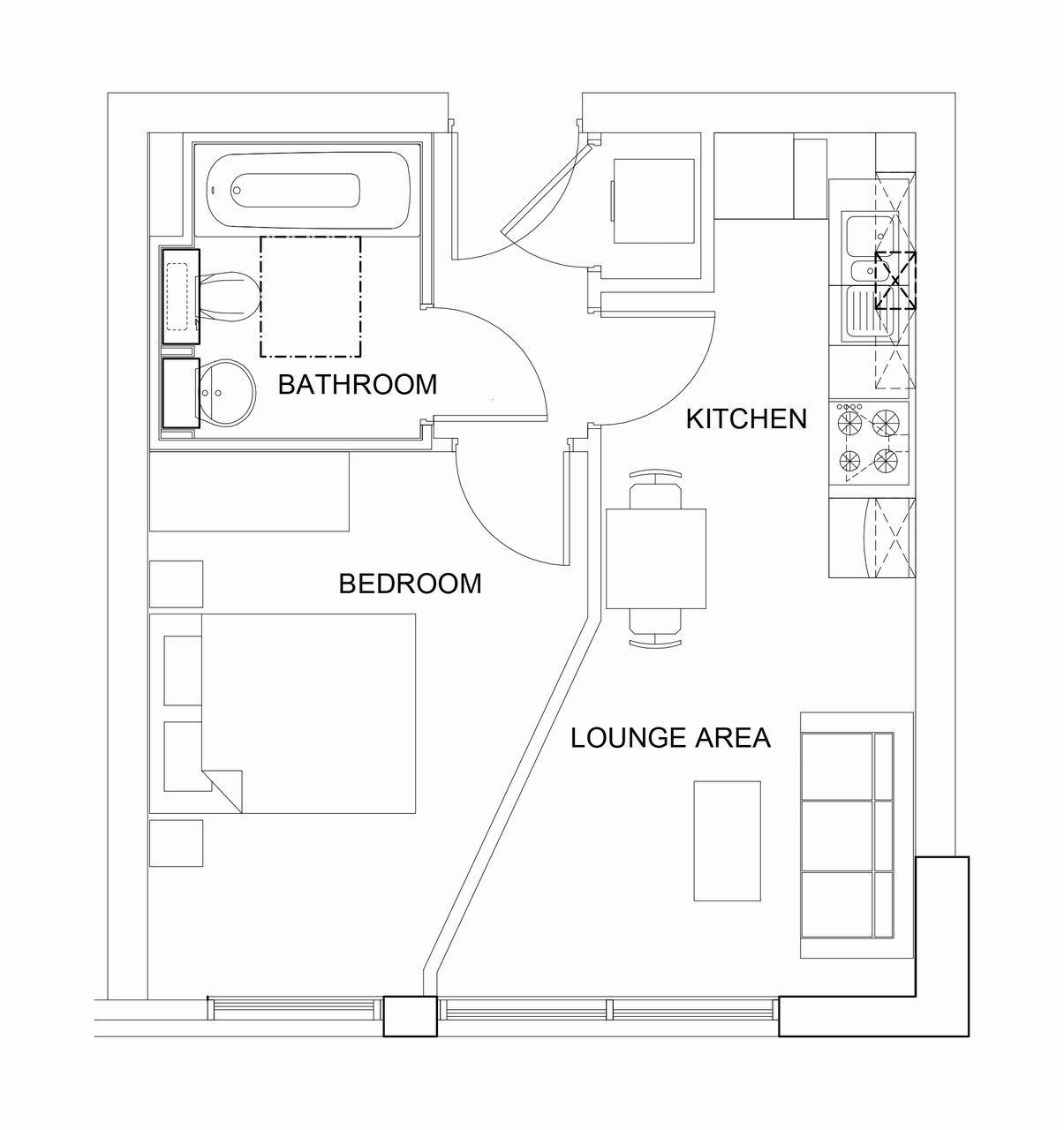 1 Bedrooms Flat to rent in Cobalt Point, Lanterns Court, 38 Millharbour, London, London E14