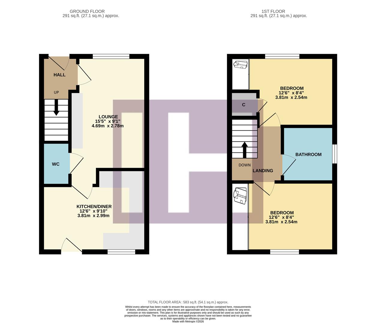 43, Harrier Close, Stockton-On-Tees floorplan