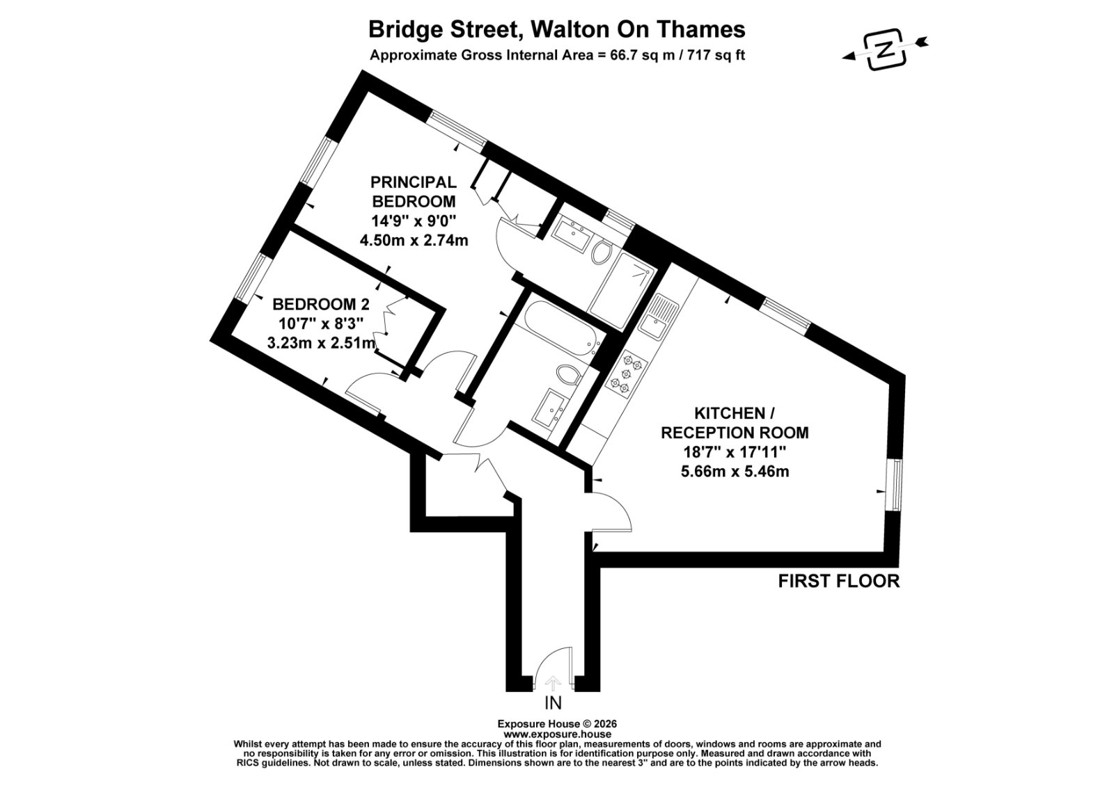 Flat 29, Bridge House,, Bridge Street, Surrey floorplan