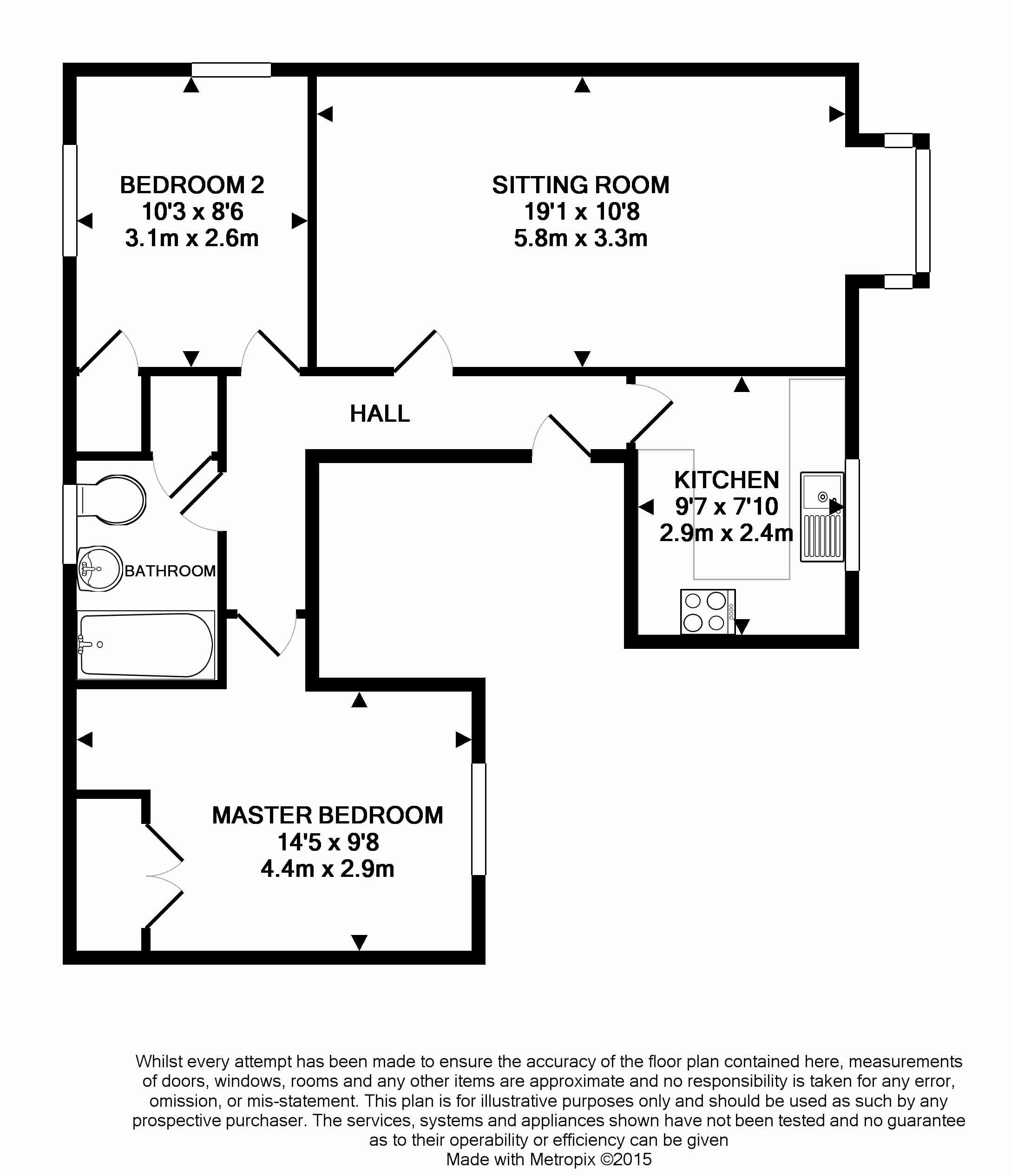 2 Bedrooms Detached house to rent in Park Road, Petersfield GU32