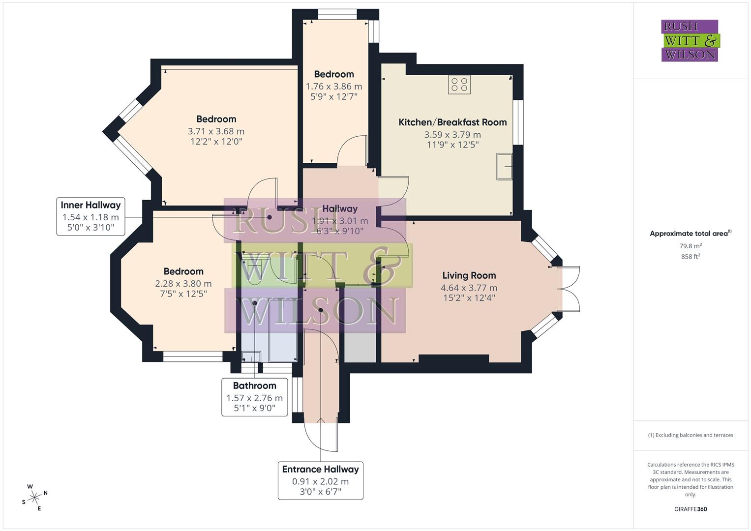 33A, De La Warr Road, Bexhill-On-Sea floorplan