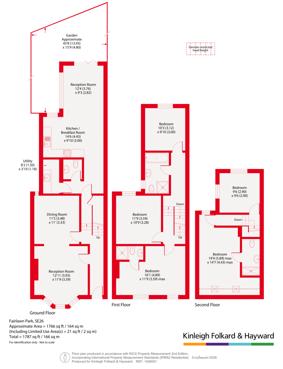 166, Fairlawn Park, London floorplan