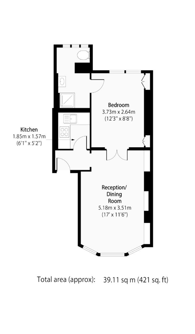 Flat 19, Garrick House, Carrington Street, London floorplan