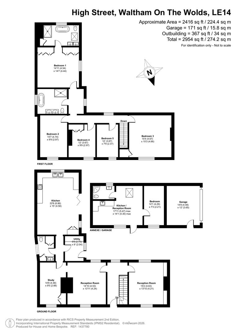 Bramley Farm, 34 High Street, Melton Mowbray floorplan