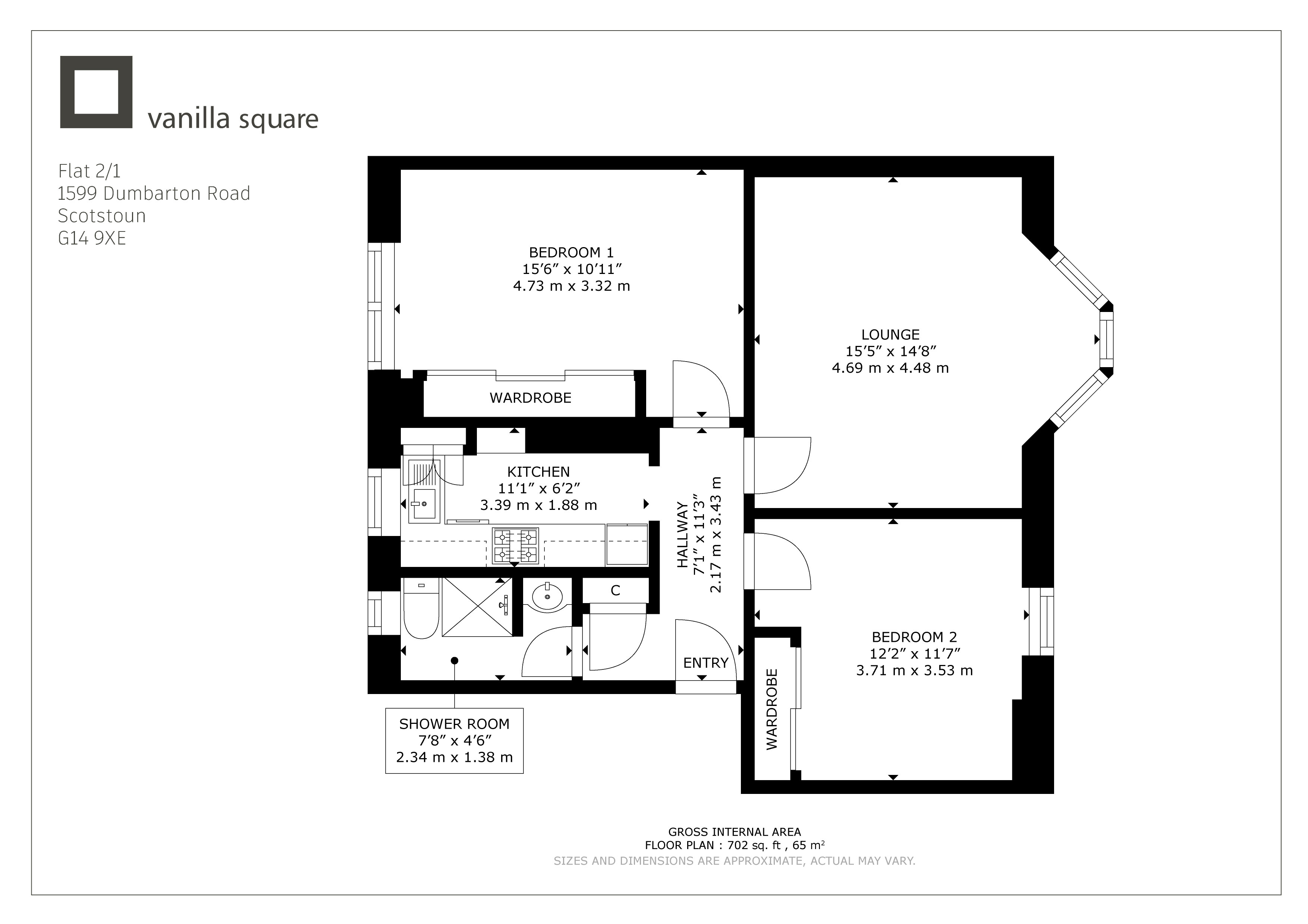 Dumbarton Road, Glasgow floorplan