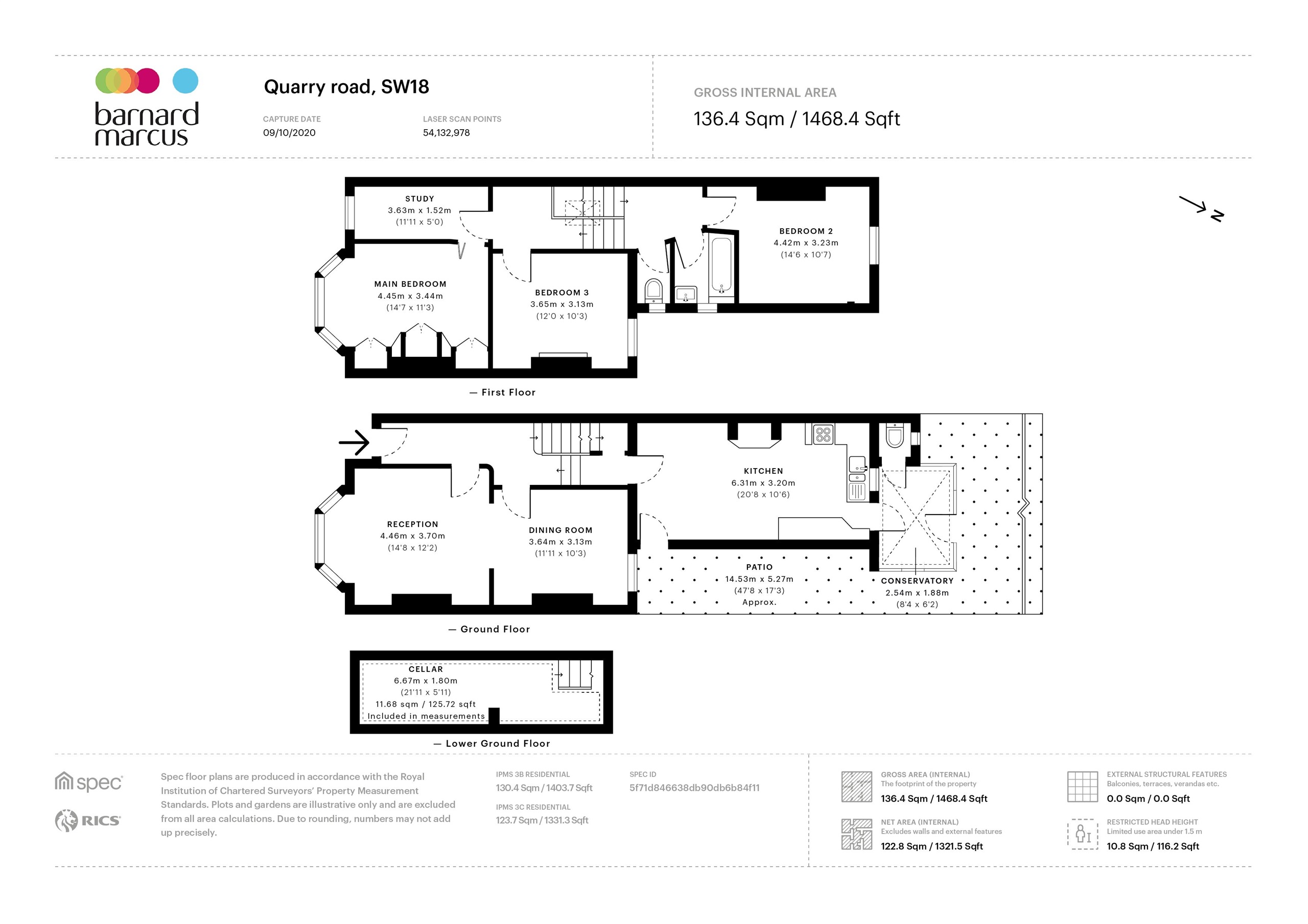 Quarry Road, London SW18, 4 bedroom terraced house for sale 56580353